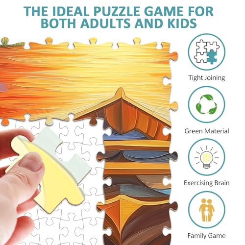 Stained Glass River Puzzles for Adults 1000 Pieces