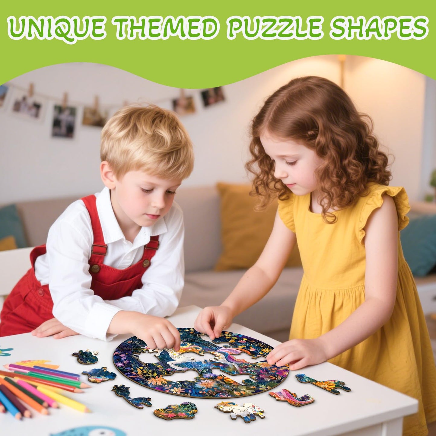 Rainbow Unicorn 50 Pieces Kids Puzzle