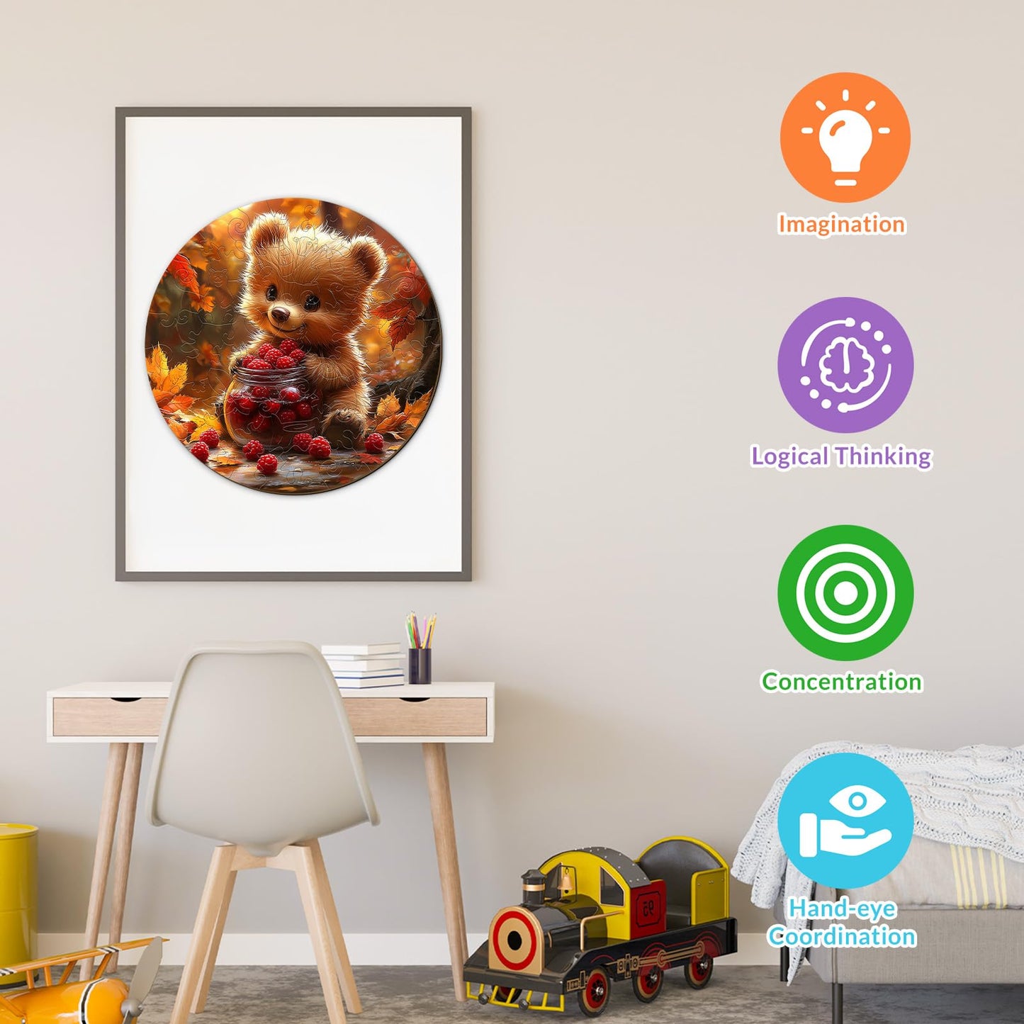 Berry Bear 50 Pieces Children Puzzles