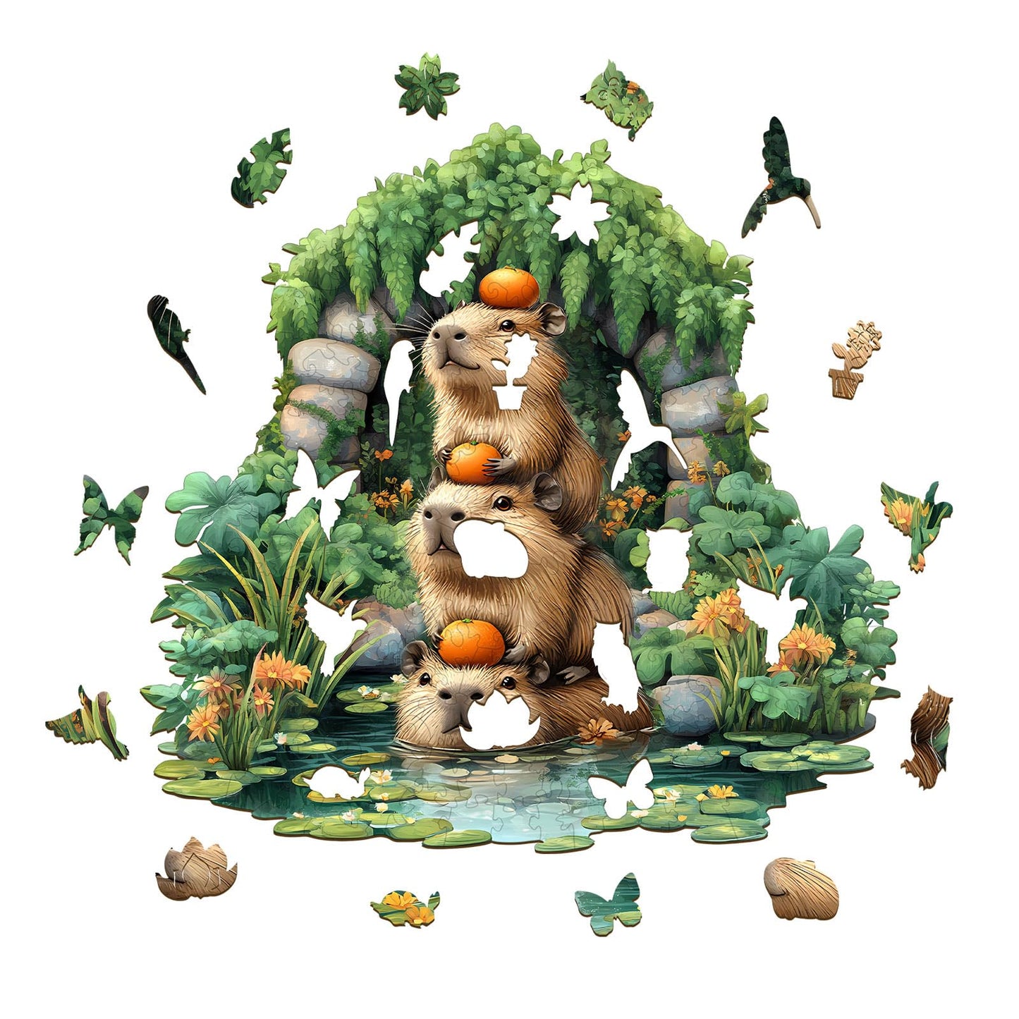 Capybara Wooden Puzzles