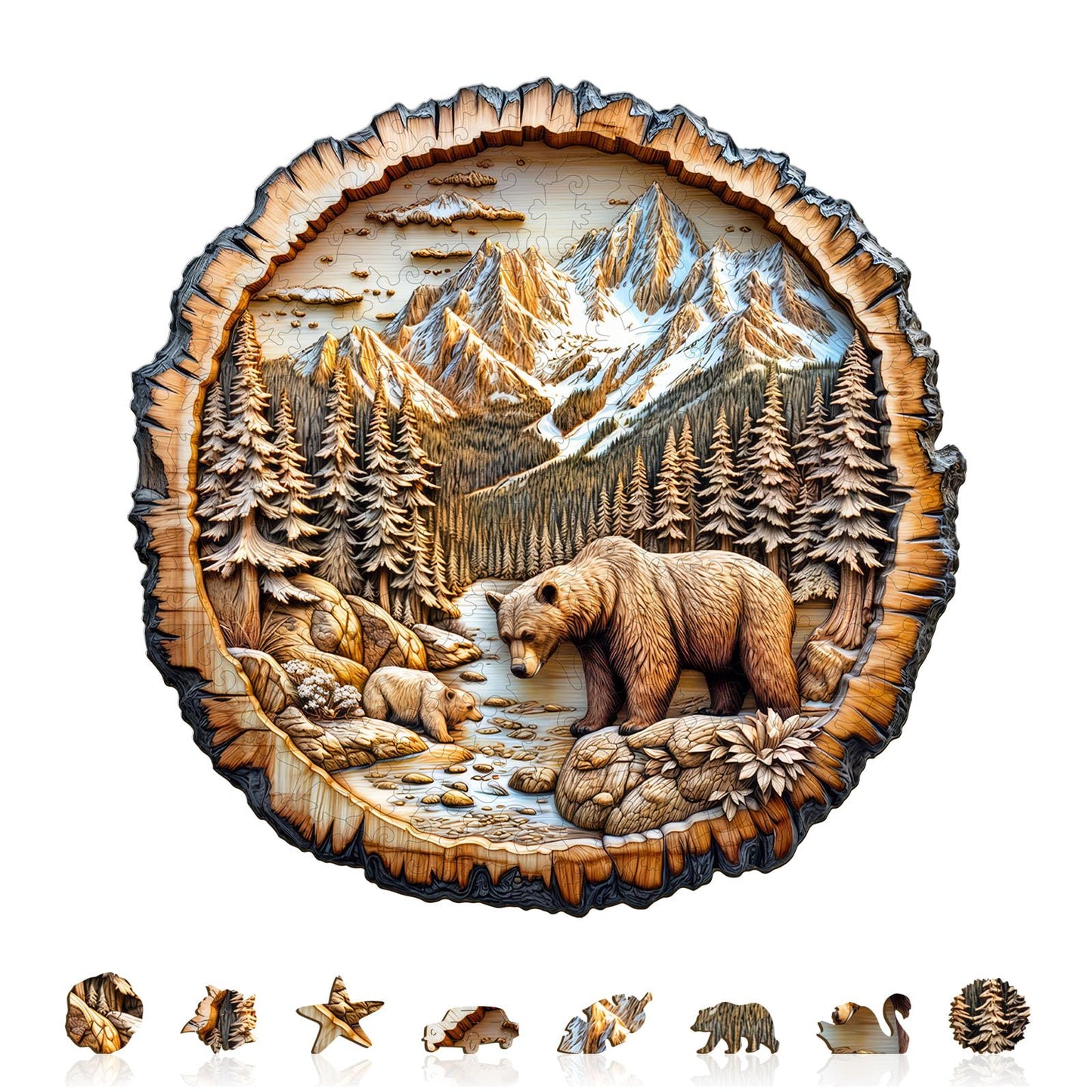 Annual Ring Bear Puzzle