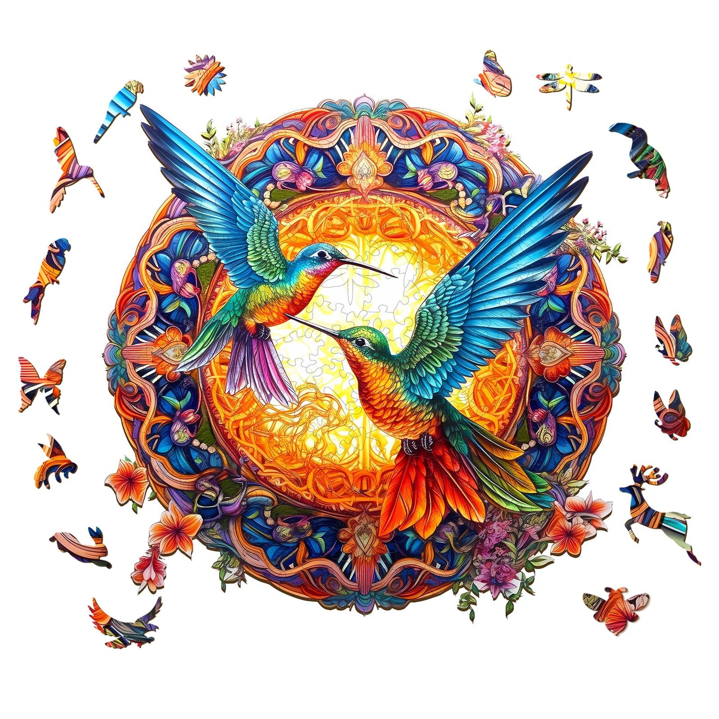 Hummingbird Wooden Puzzles for Adults