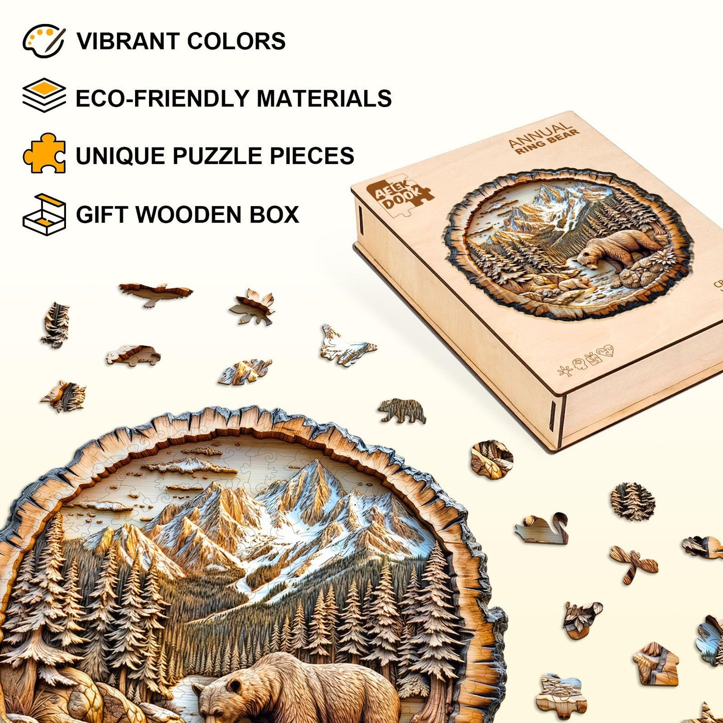 Annual Ring Bear Puzzle
