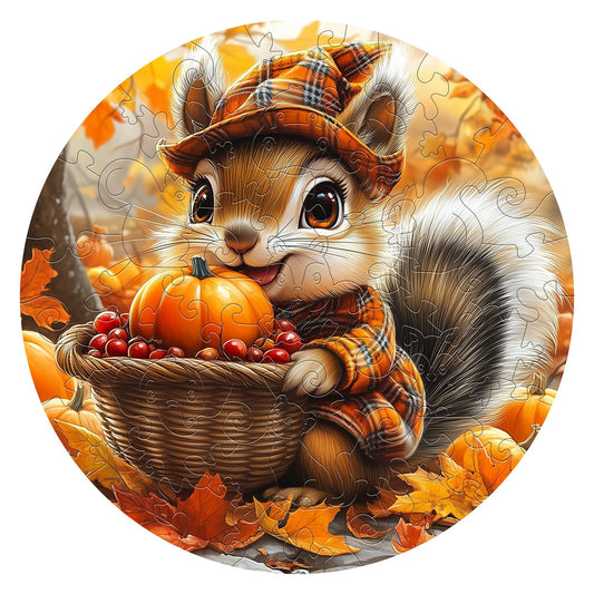 Squirrel's Harvest 50 Pieces Children Puzzles