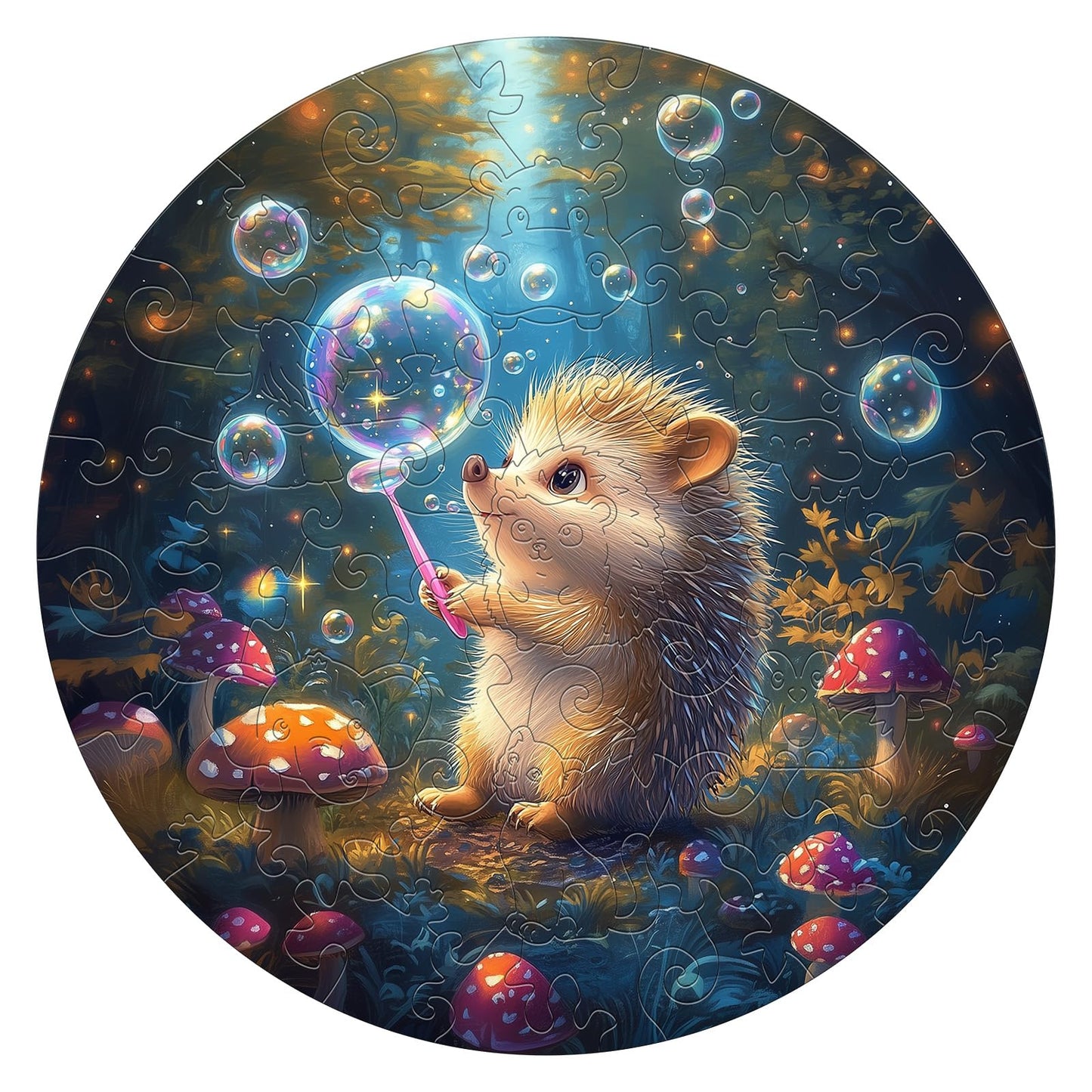 Bubble Hedgehog 50 Pieces Children Puzzles