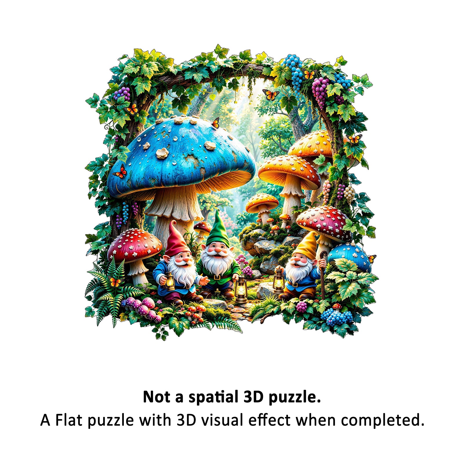Magic Forest Wooden Jigsaw Puzzles for Adults