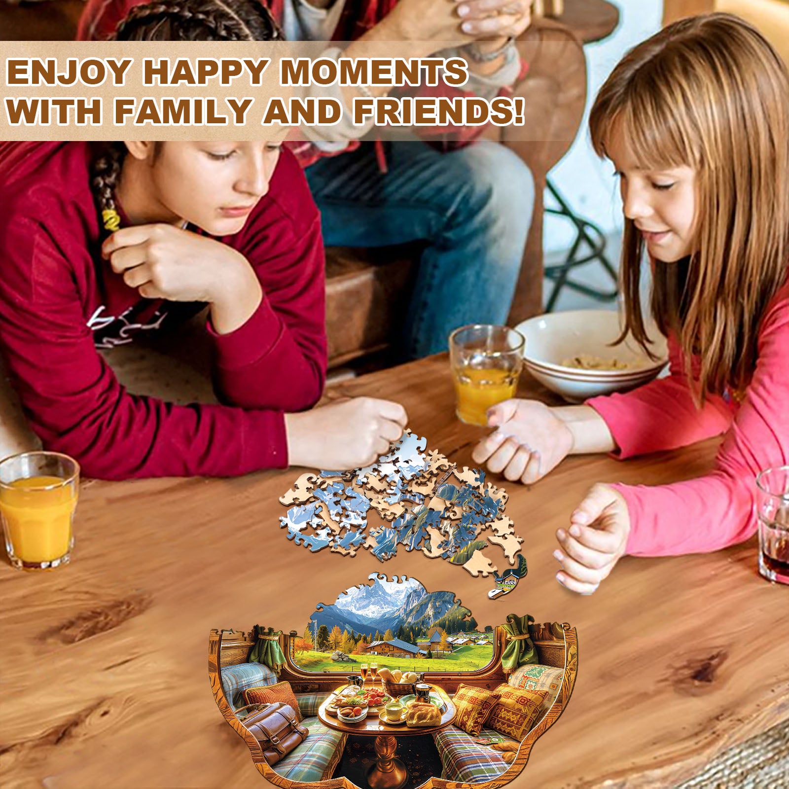 Tranquil Journey Wooden Jigsaw Puzzles for Adults - Aeekdook