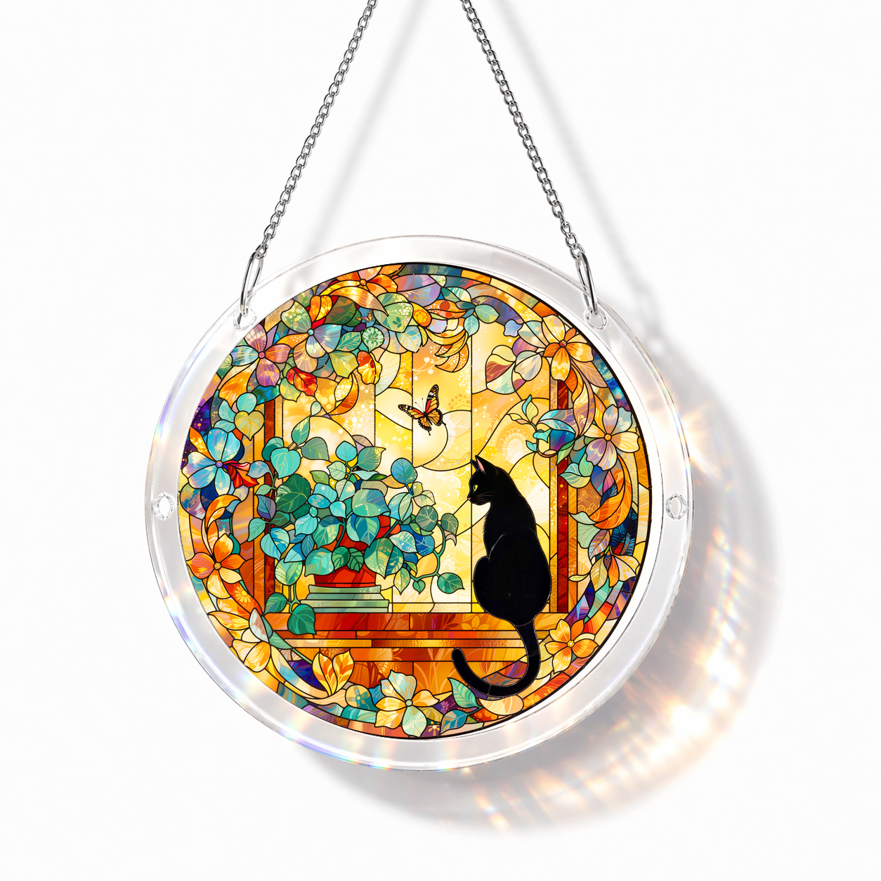 Acrylic Jigsaw Puzzle Suncatcher - Window Garden - Main product image
