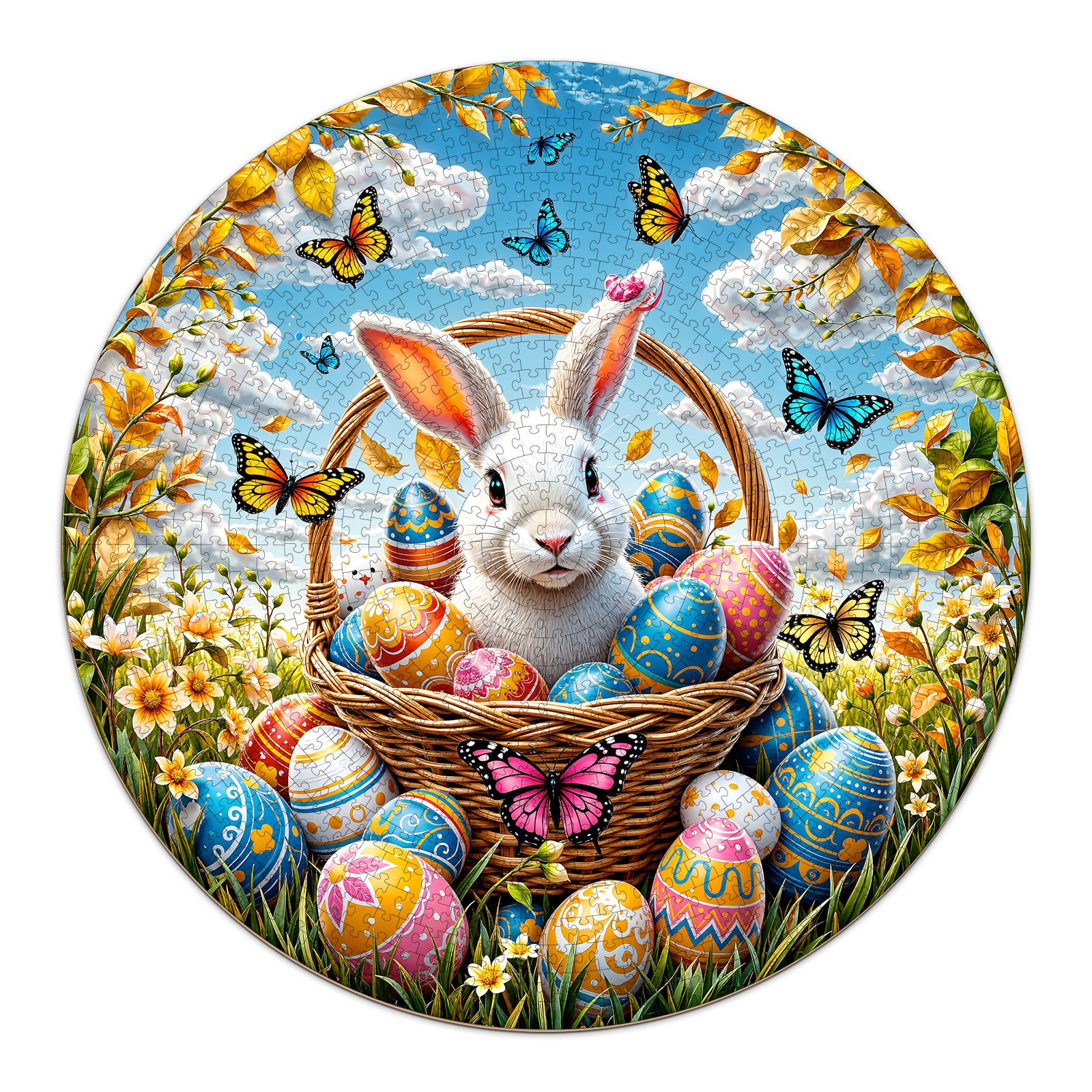 Easter Egg Bunny 1000 Piece Jigsaw Puzzles