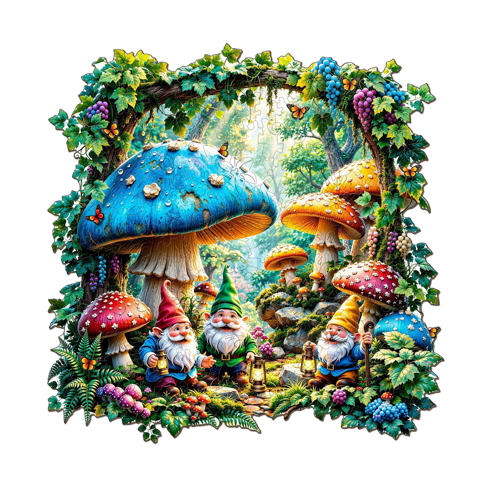 Magic Forest Wooden Jigsaw Puzzles for Adults