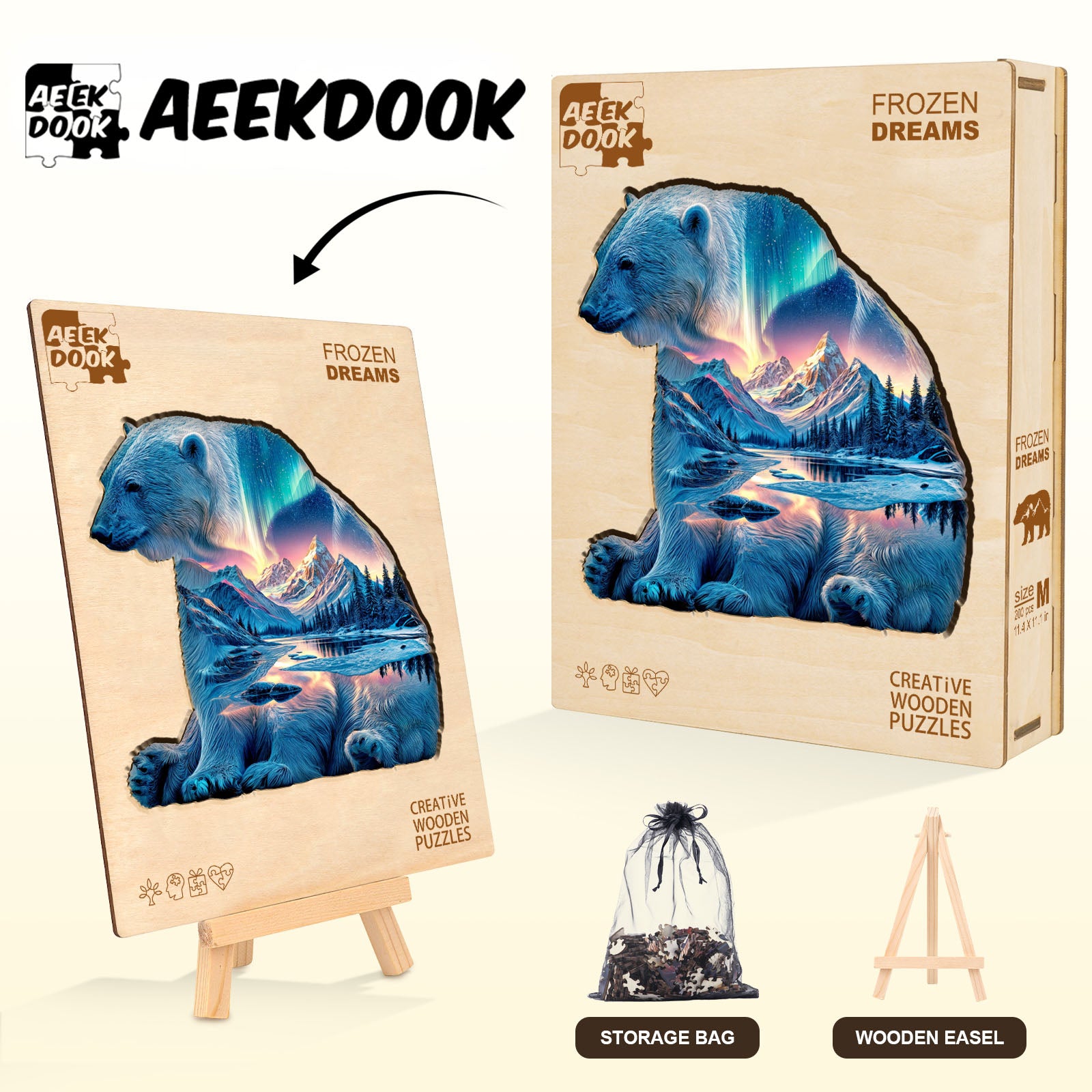 Frozen Dreams Wooden Jigsaw Puzzles - Aeekdook