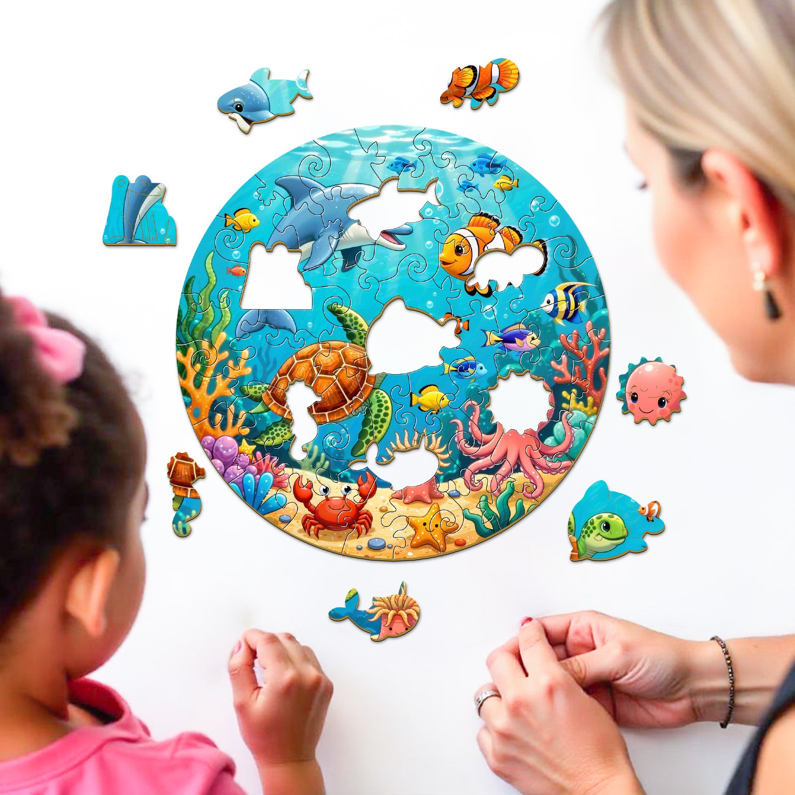 Forests and Oceans Wooden Puzzle for Toddlers