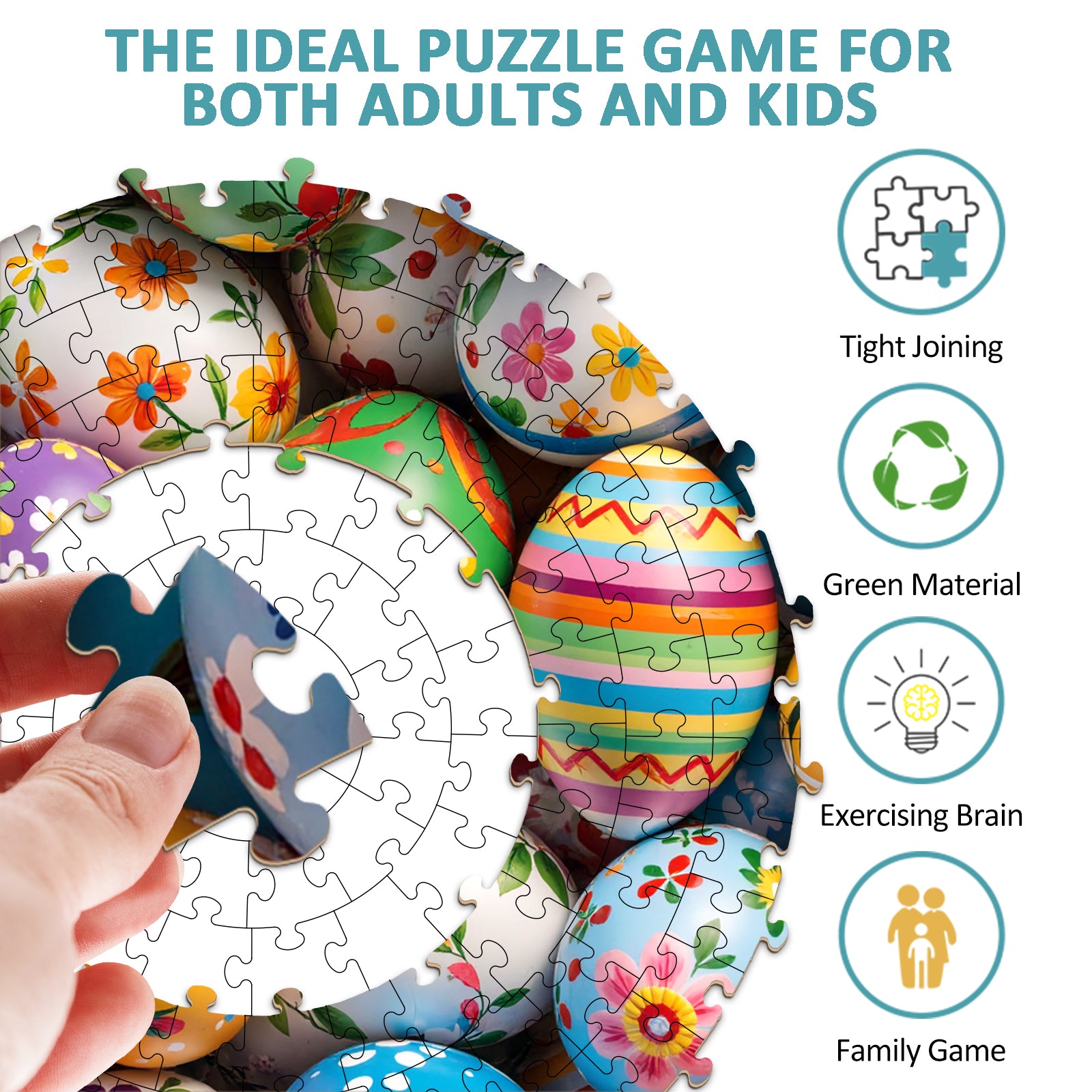 Easter Egg Collection 1000 Piece Jigsaw Puzzles