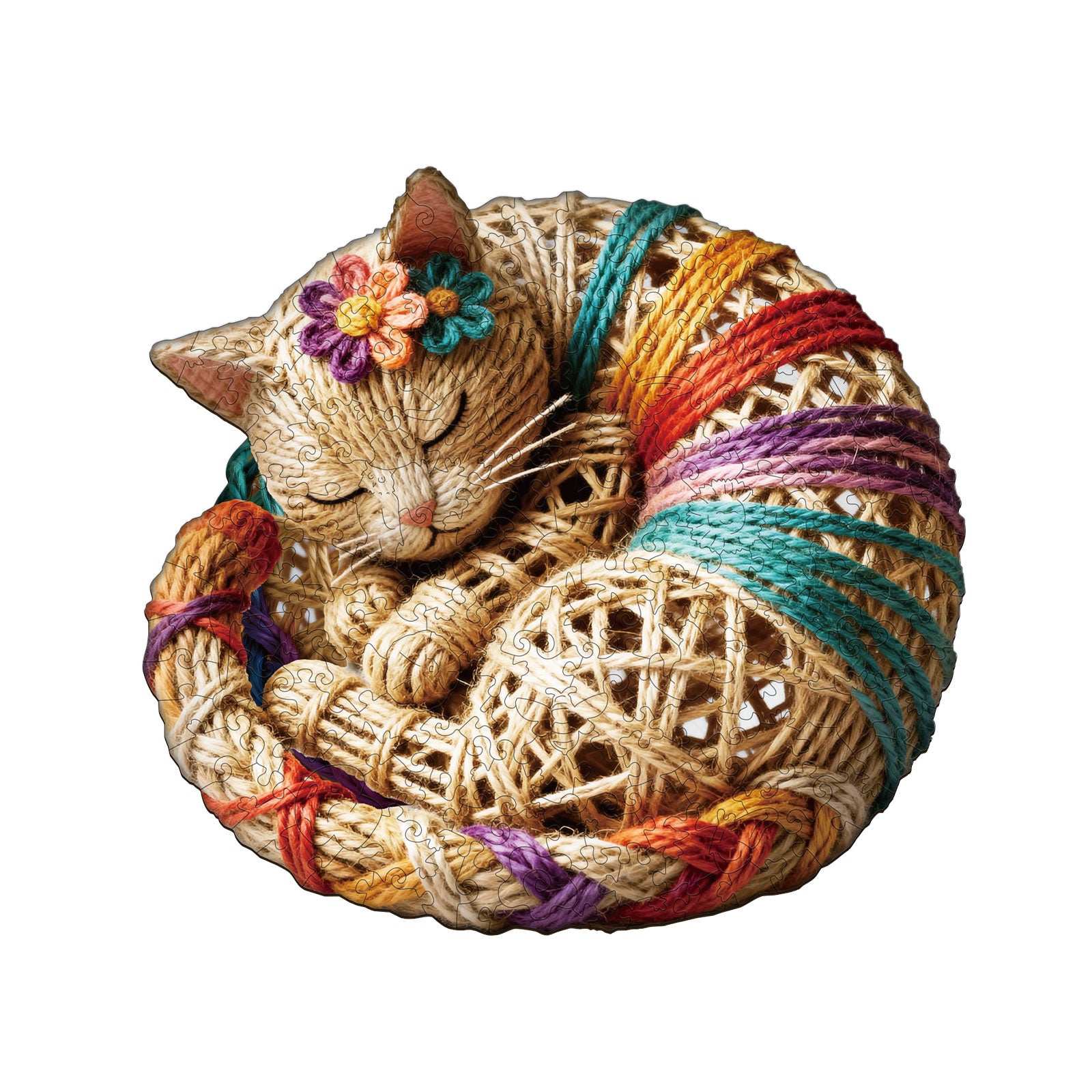 Twine Cat Wooden Jigsaw Puzzles