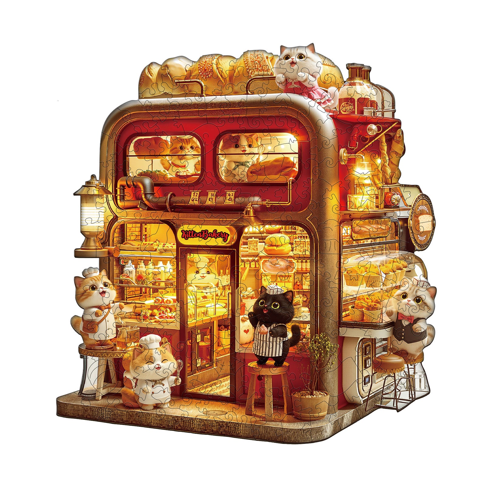 Kittery Bakery Wood Puzzle for Adults - Aeekdook