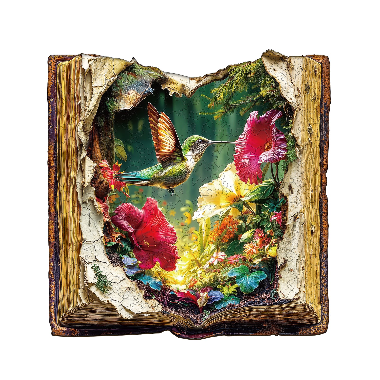 Whispering Wings Wooden Jigsaw Puzzles - Aeekdook