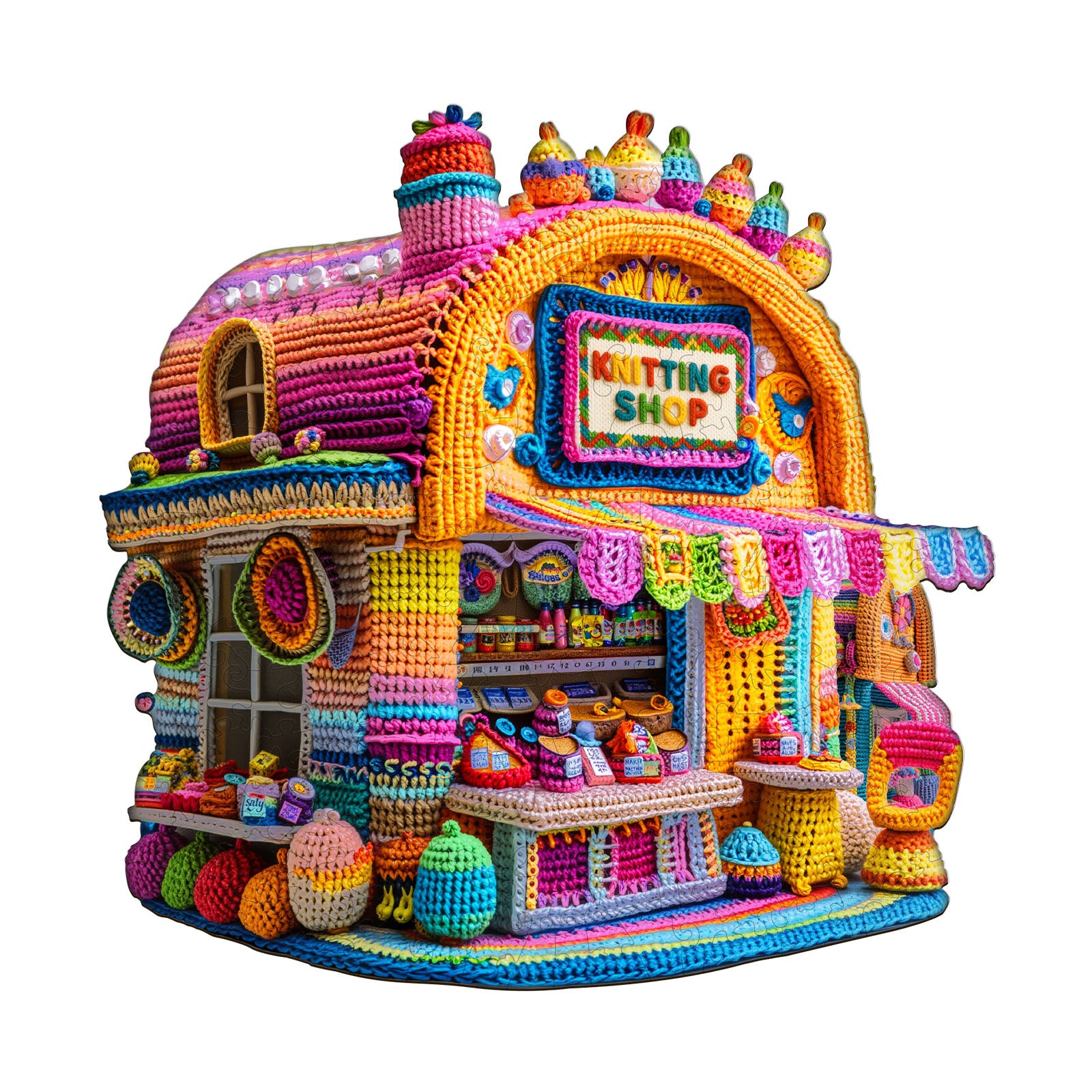 Knitting Shop Unique Wooden Puzzles - Aeekdook