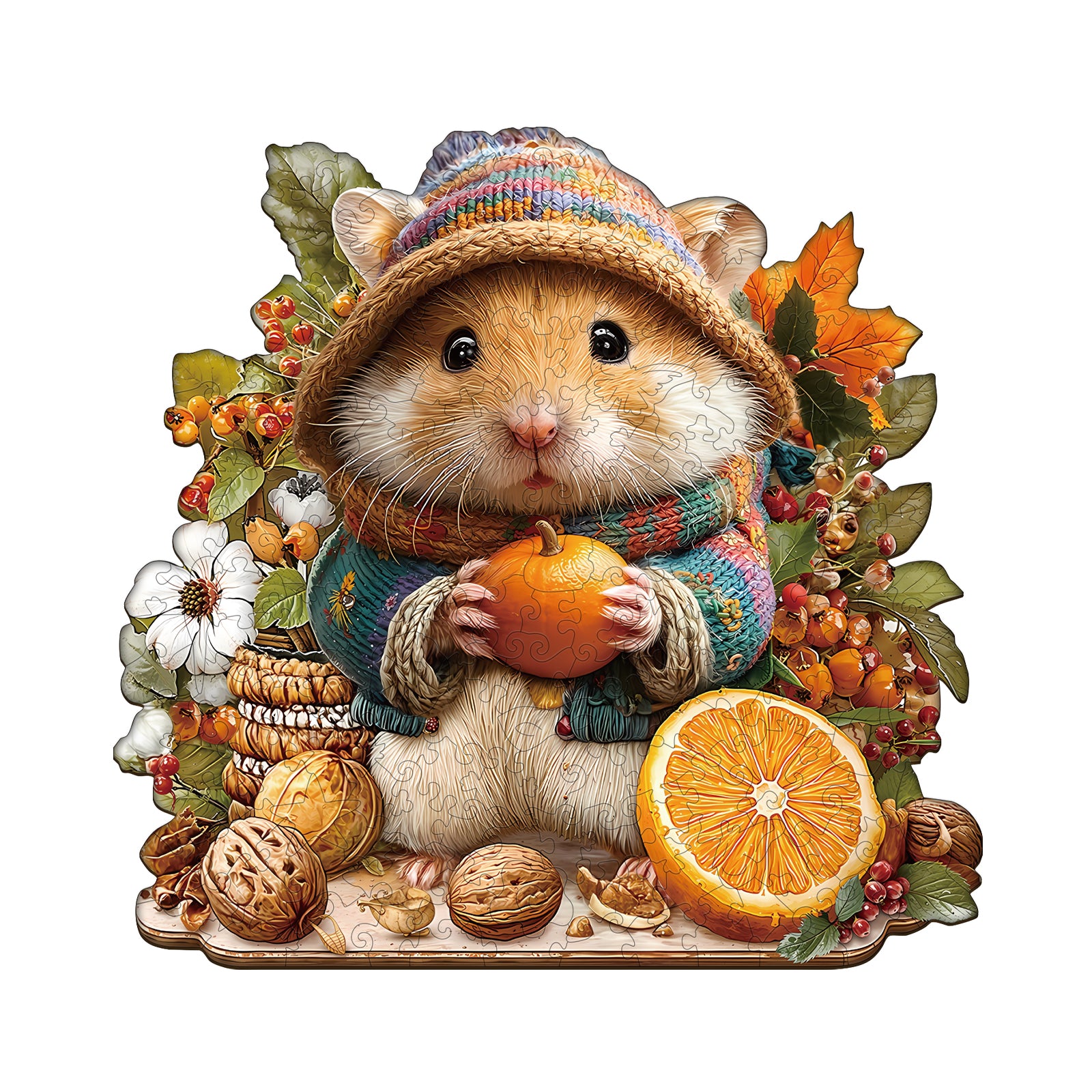 Cute Hamster Wooden Puzzles for Adults - Aeekdook