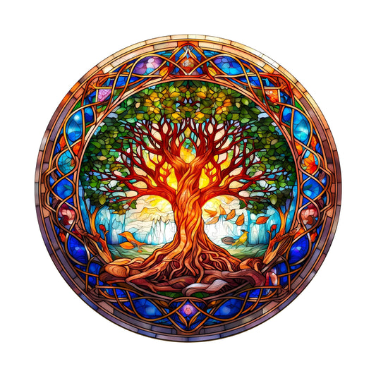 Stained Glass Tree of Life