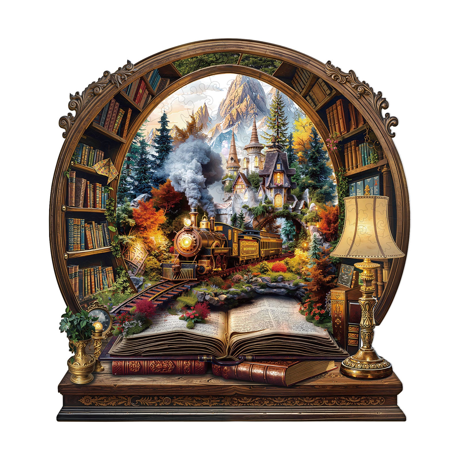 Journey Beyond the Pages Wooden Puzzle for Adults