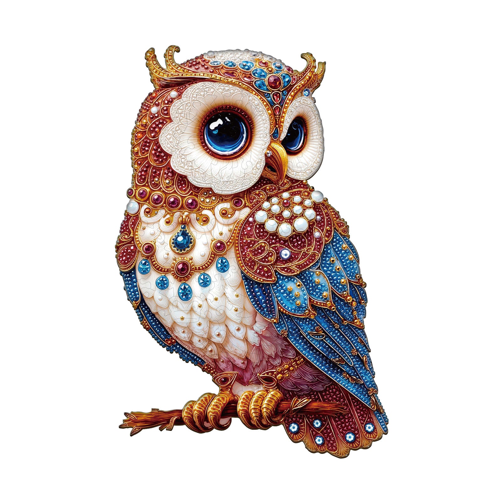 Diamond Art Owl 3D Vision Jigsaw Puzzles - Aeekdook
