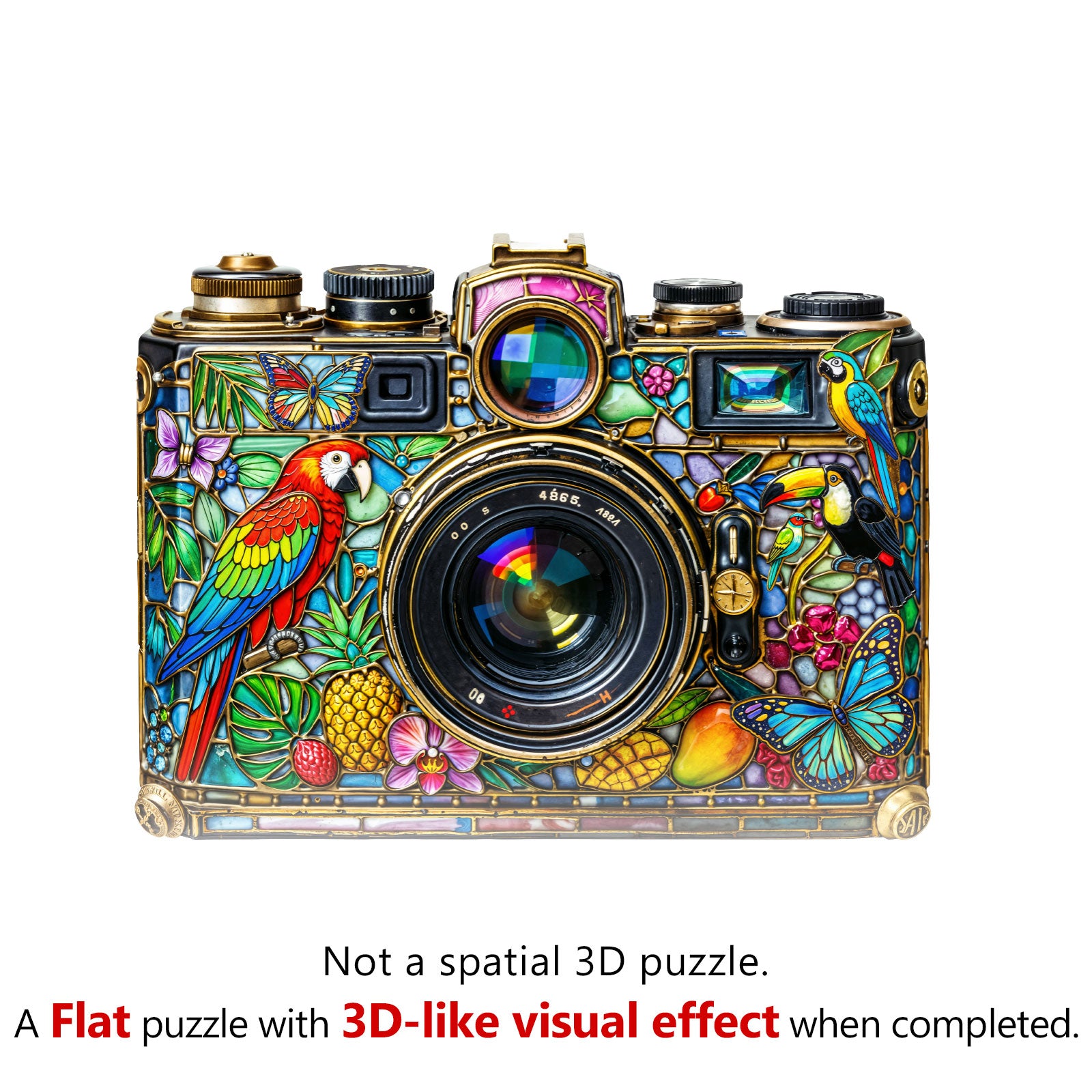 Tropical Lens Unique Wooden Puzzles