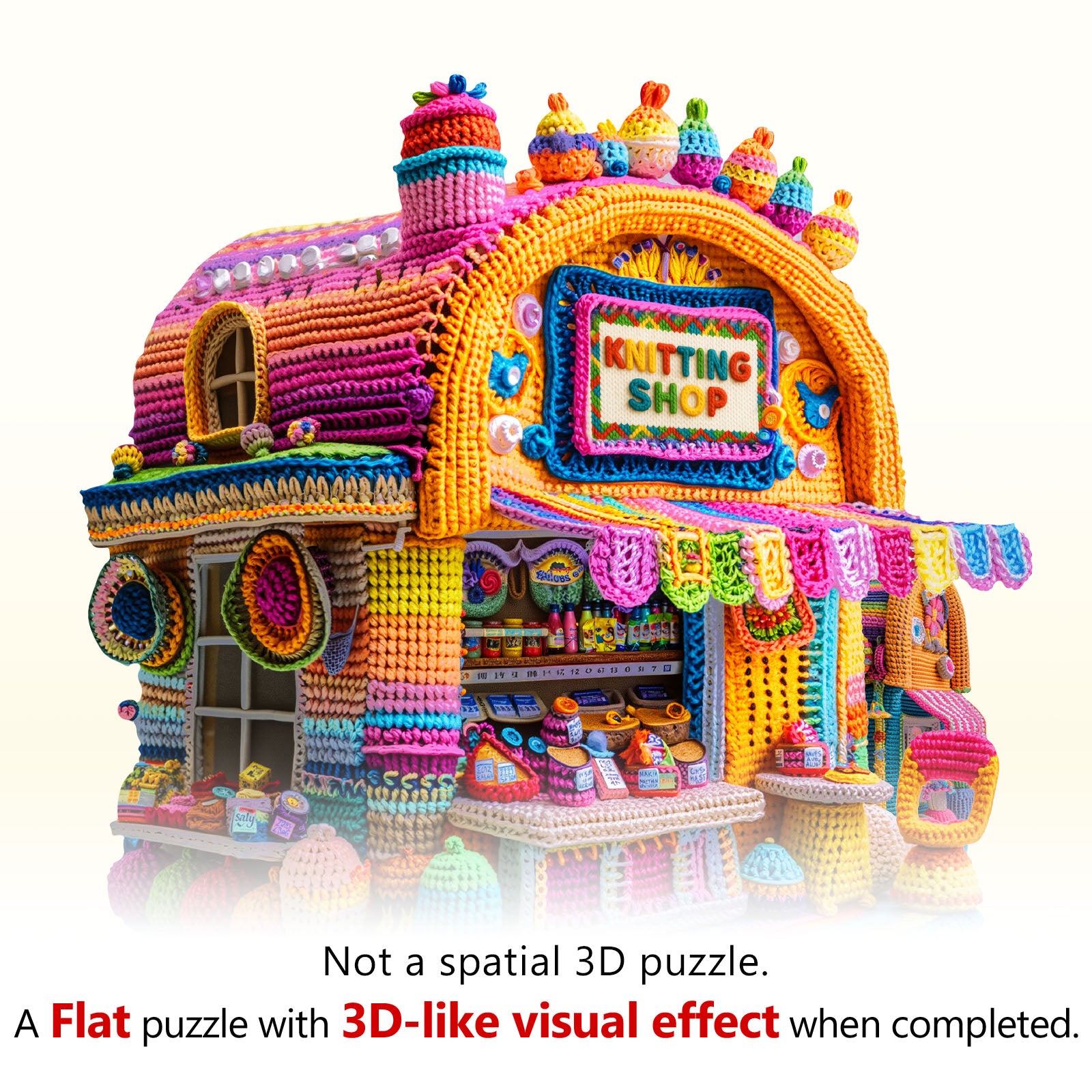 Knitting Shop Unique Wooden Puzzles - Aeekdook