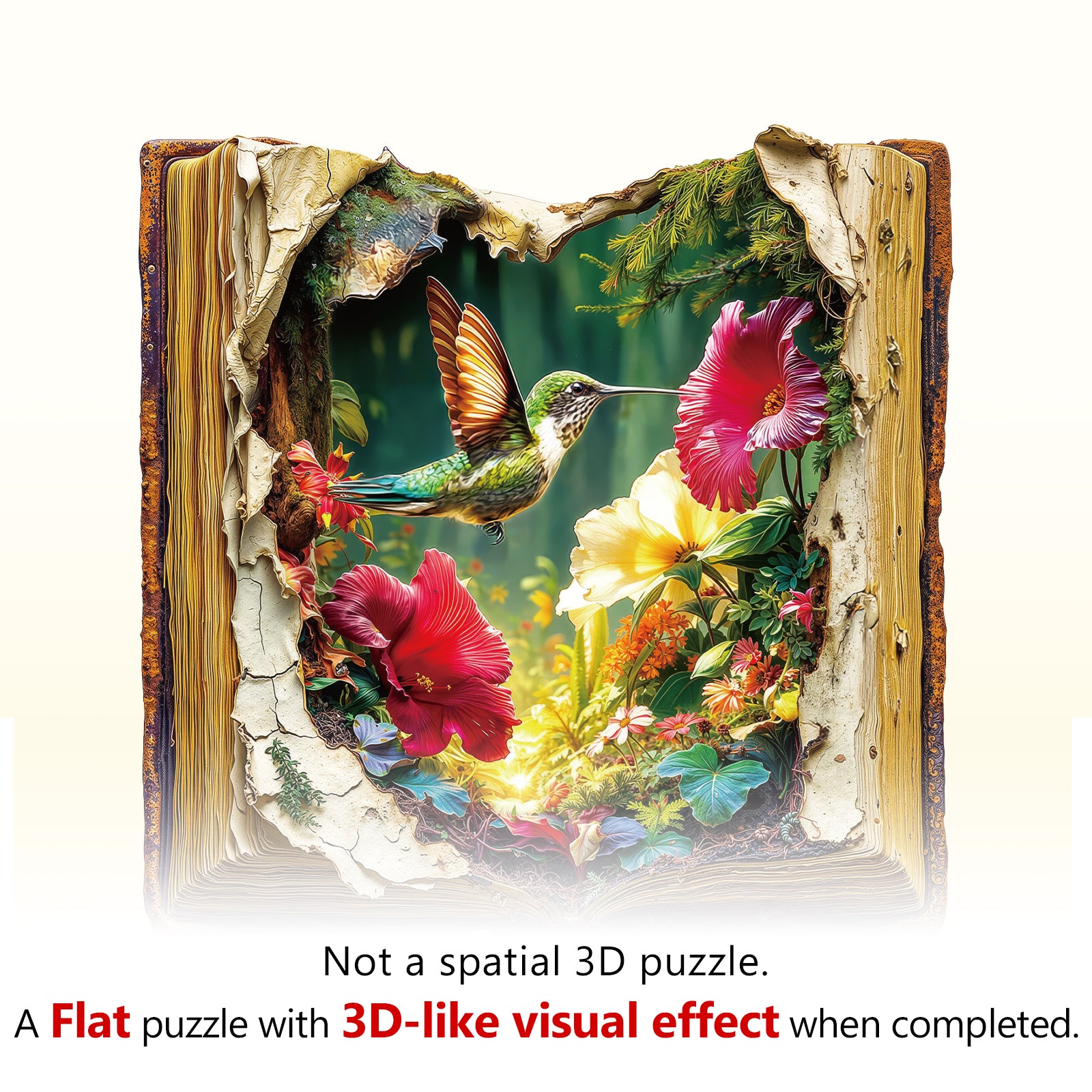 Whispering Wings Wooden Jigsaw Puzzles - Aeekdook