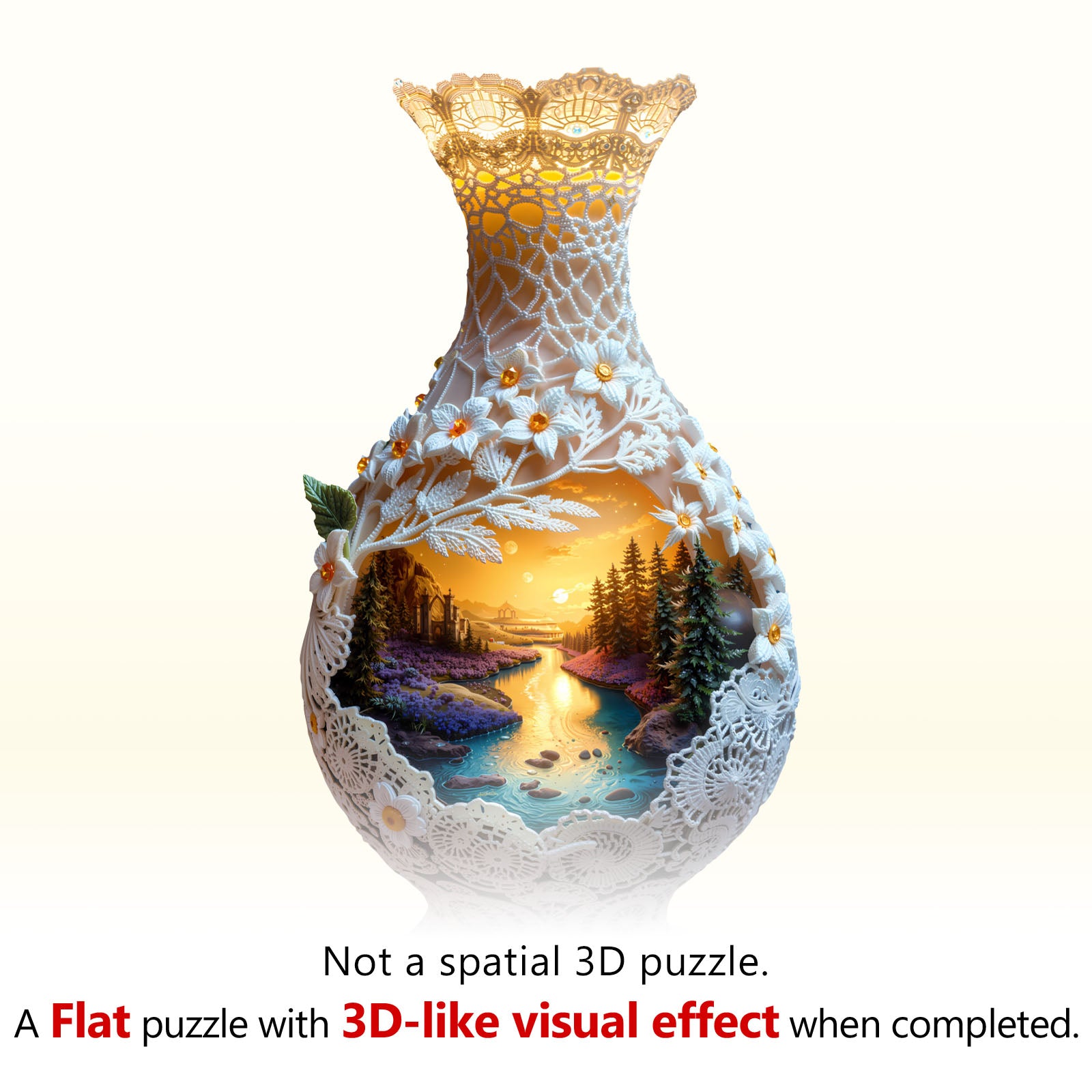 Woven Scenery Wooden Jigsaw Puzzles for Adults - Aeekdook