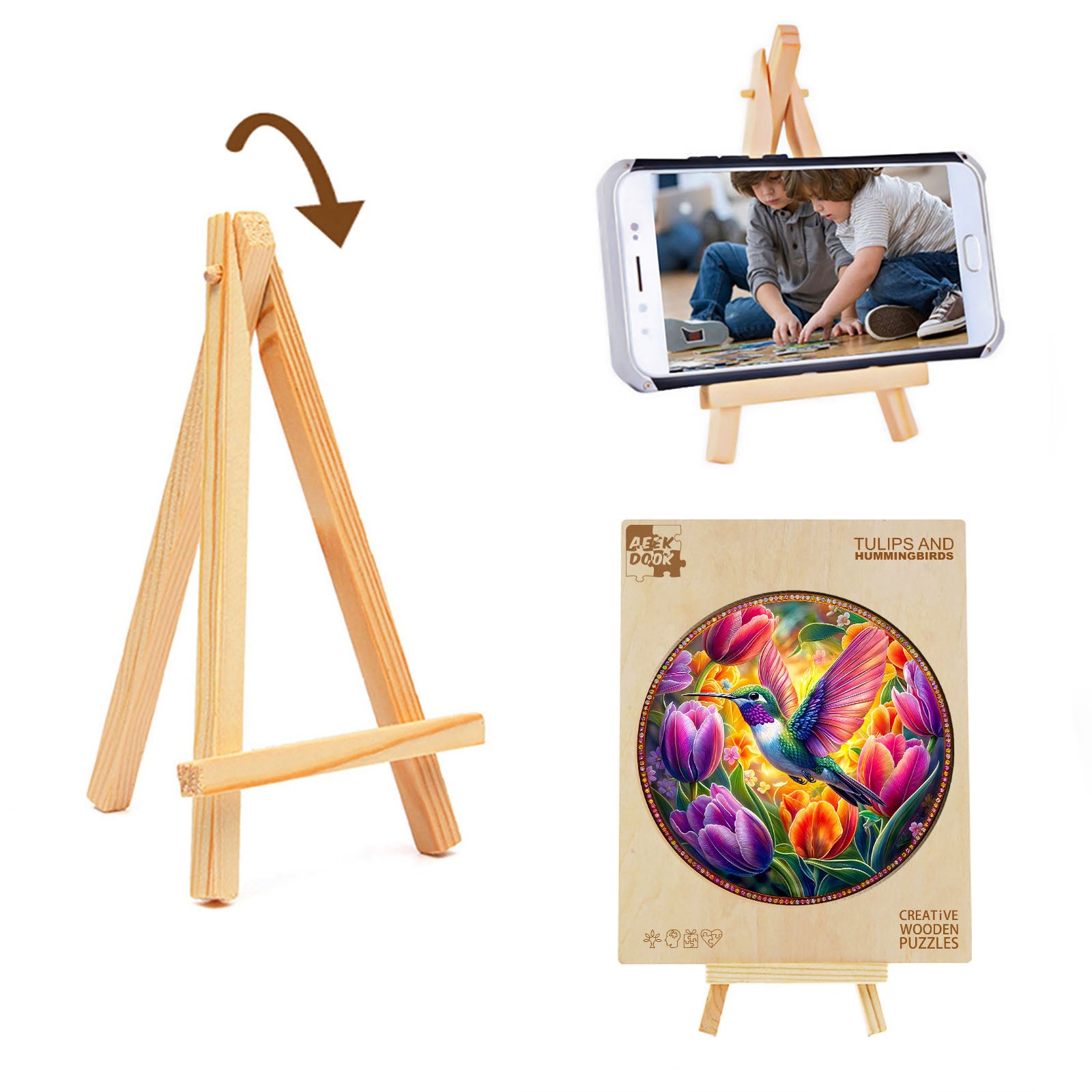 Tulips and Hummingbirds