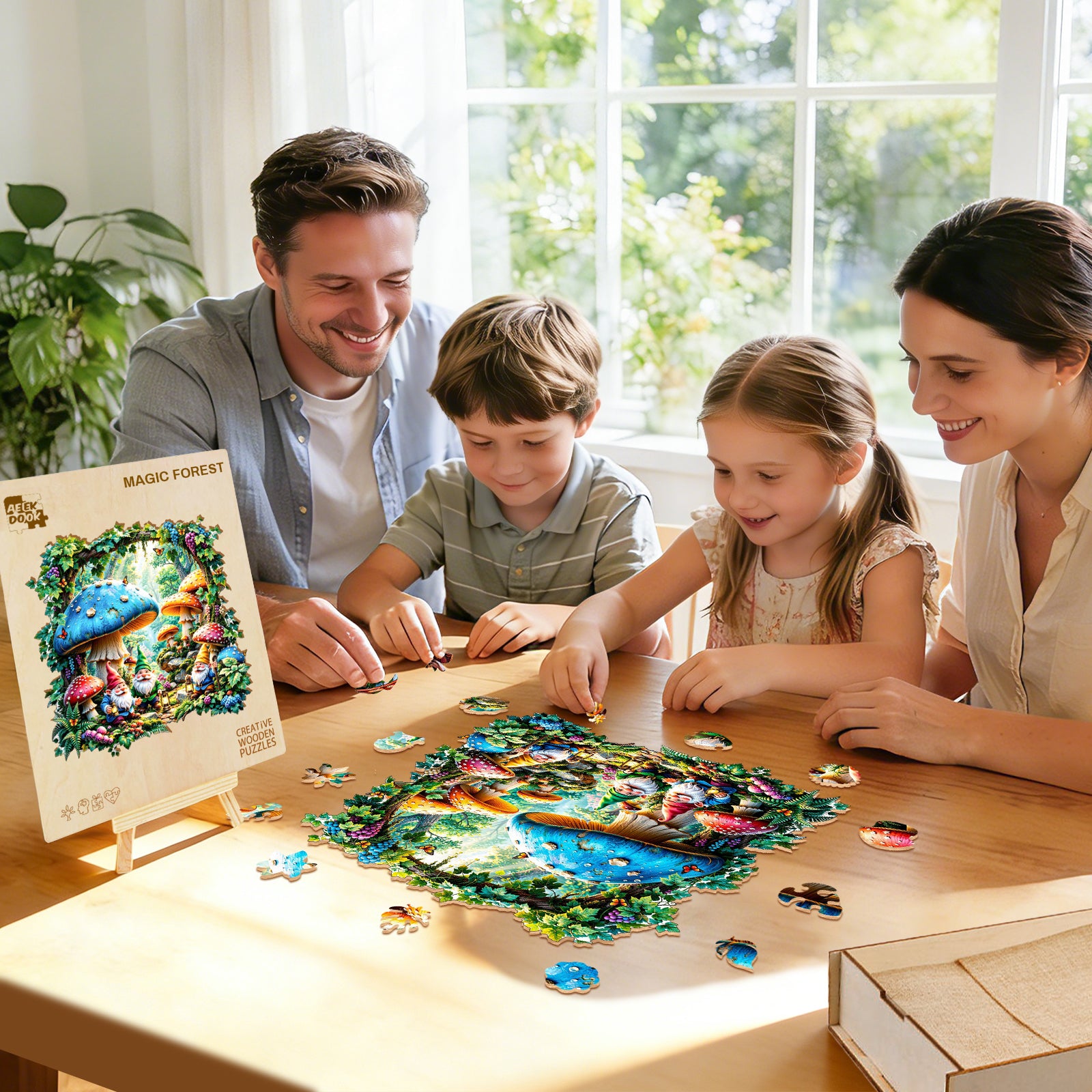 Magic Forest Wooden Jigsaw Puzzles for Adults