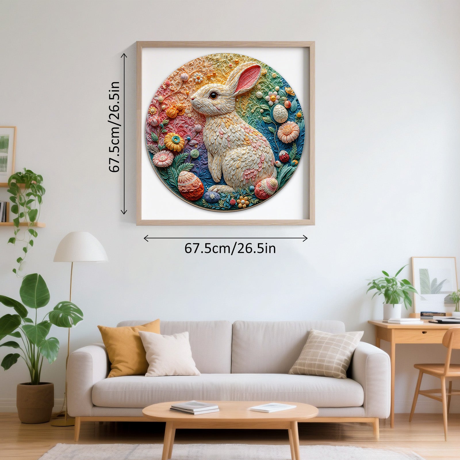 Embroidery Rabbit 1000 Piece Jigsaw Puzzles