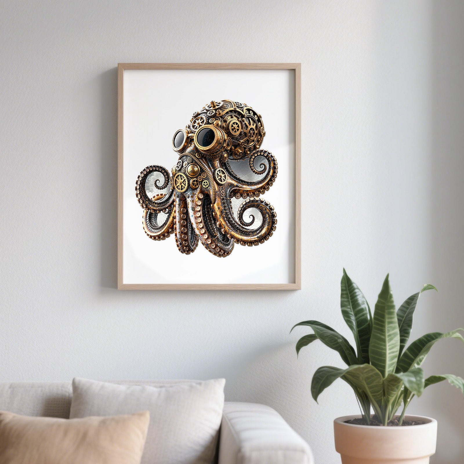 Mechanical Octopus Wooden Jigsaw Puzzles