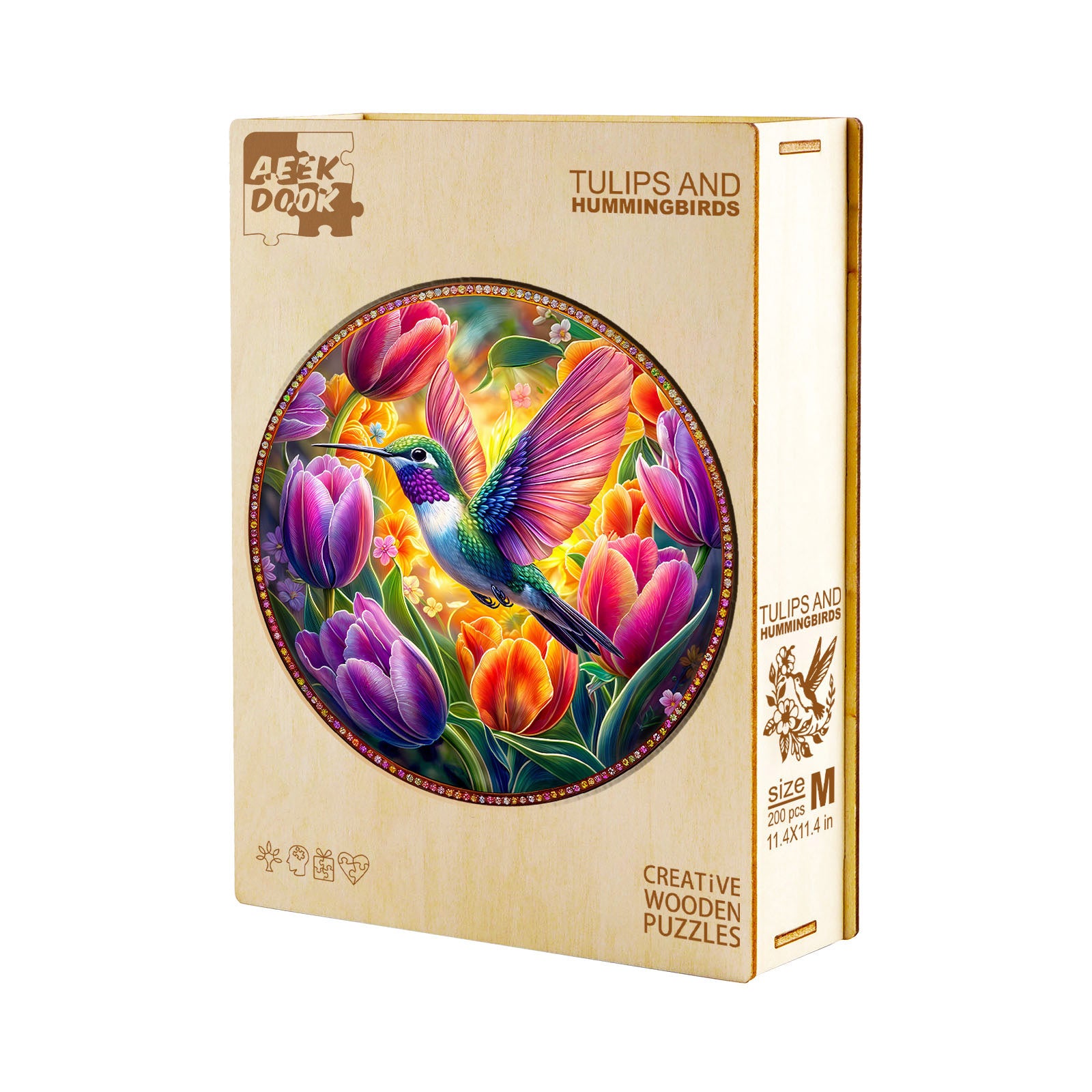 Tulips and Hummingbirds