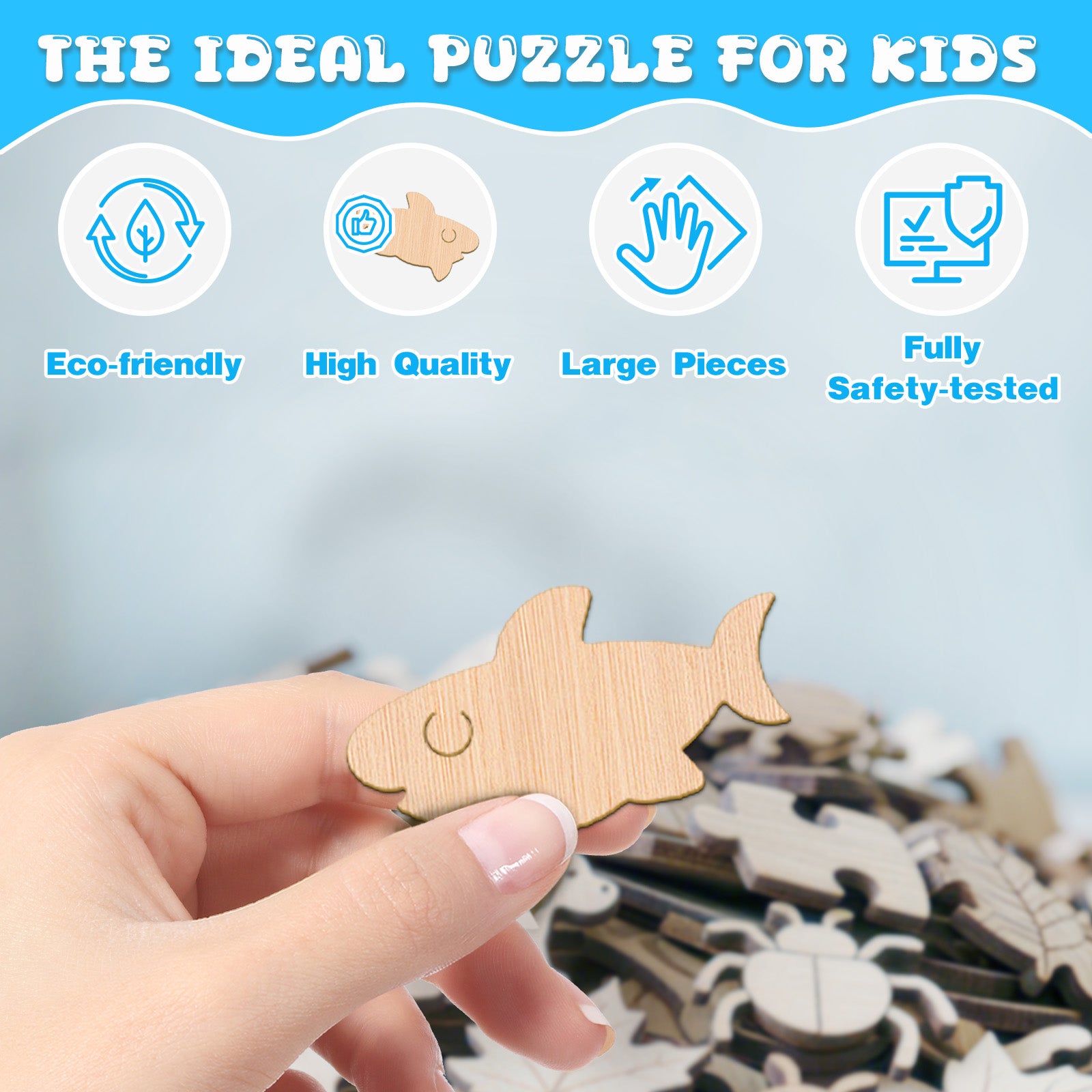 Forests and Oceans Wooden Puzzle for Toddlers