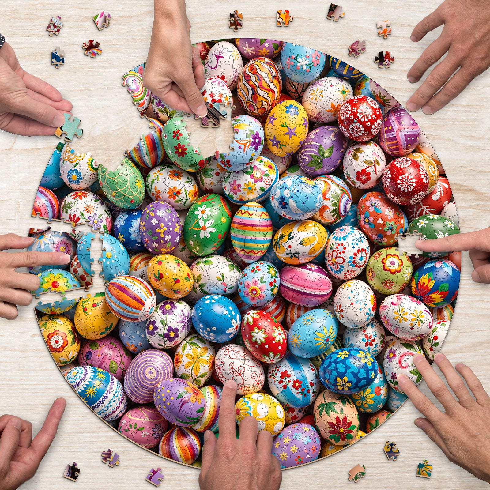 Easter Egg Collection 1000 Piece Jigsaw Puzzles