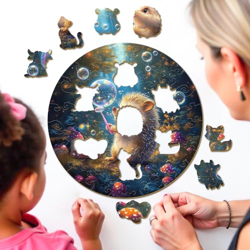Bubble Hedgehog 50 Pieces Children Puzzles - Aeekdook