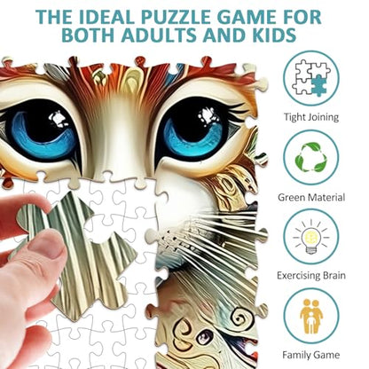 Garden Cat Puzzles for Adults 1000 Pieces