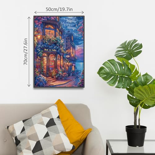 Street Landscape 1000 Piece Wood Puzzle City Scenery - Aeekdook