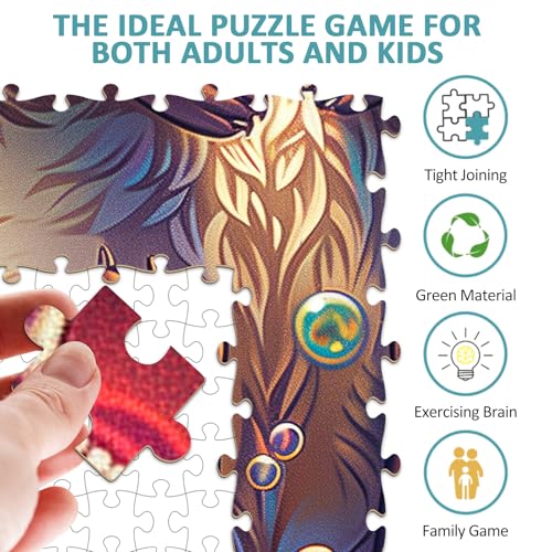 Fantasy Otter 1000 Piece Wooden Jigsaw Puzzle for Adults - Aeekdook