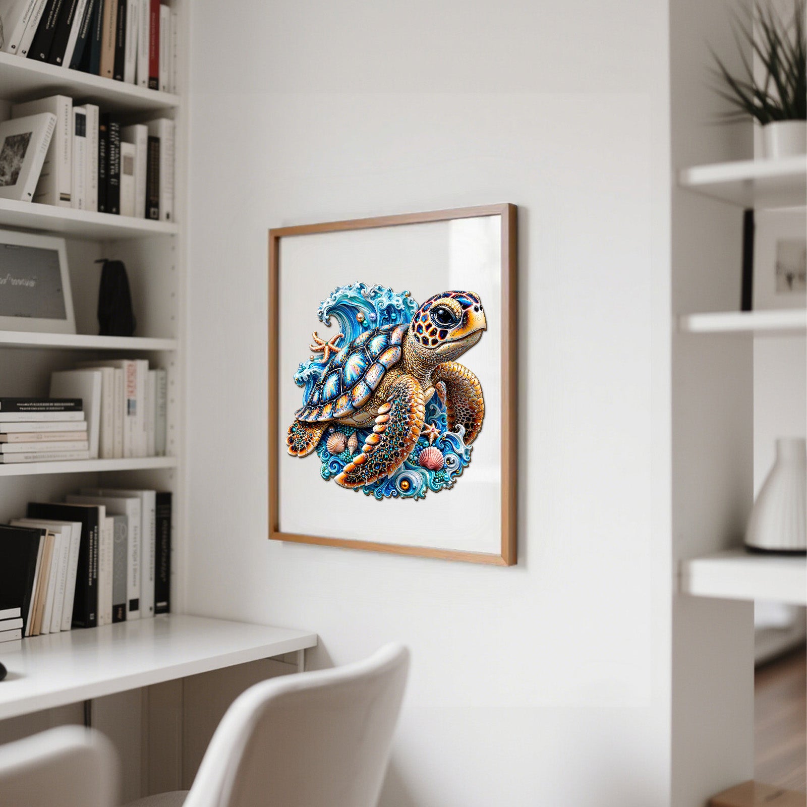 Turtle with Gems Wooden Puzzles for Adults