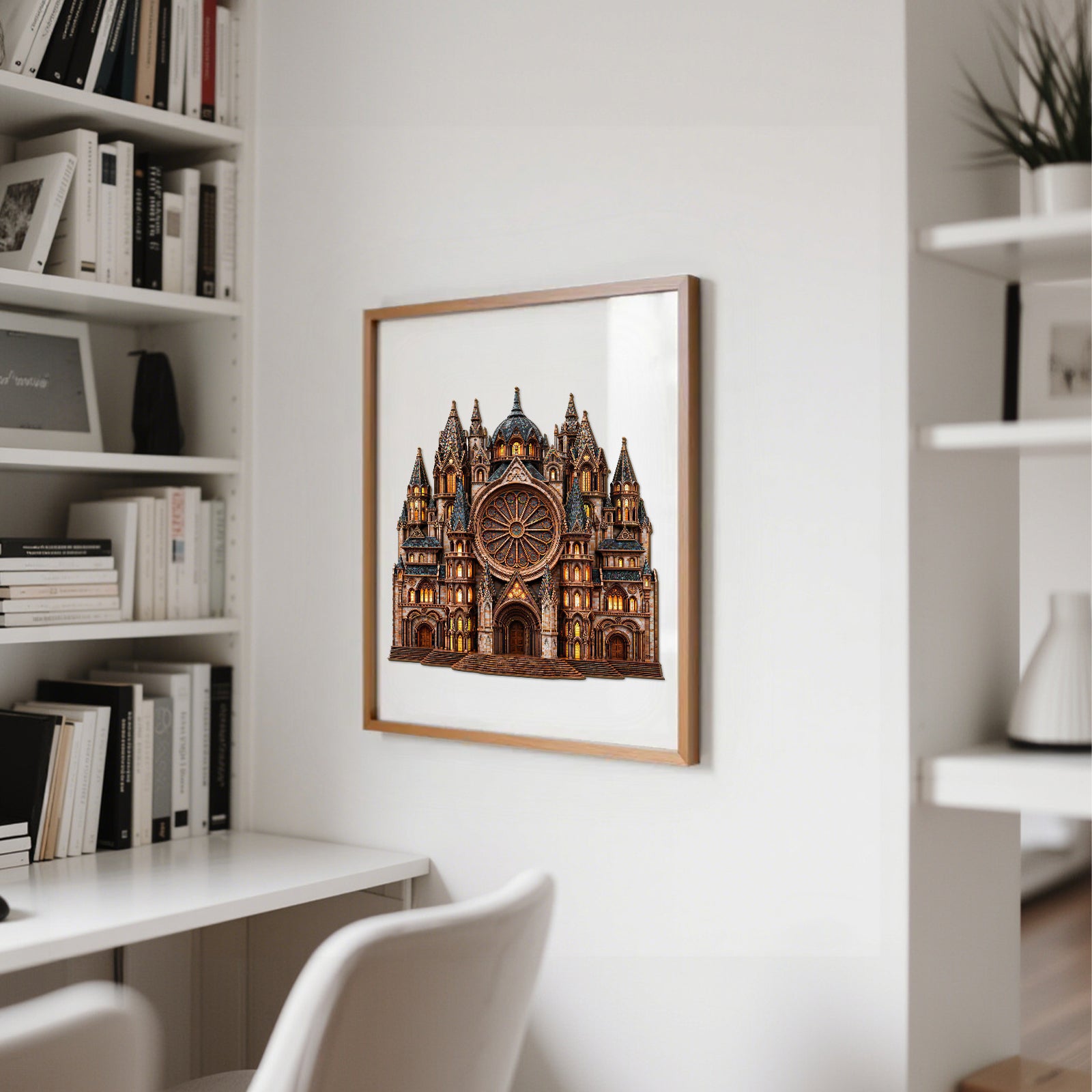 Gothic Church Wooden Puzzles for Adults