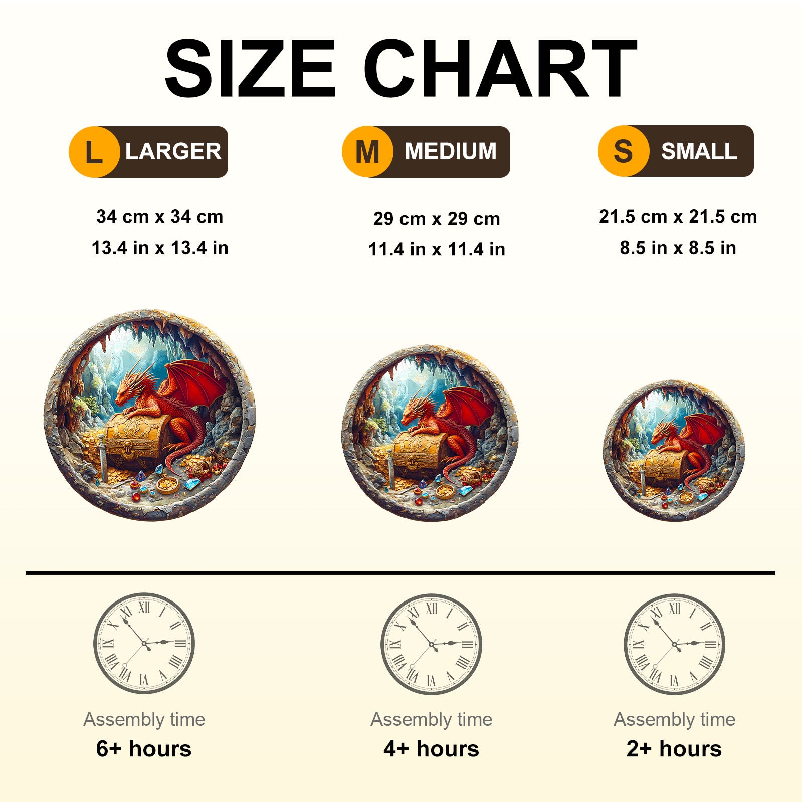 The Dragon Hoard Wooden Jigsaw Puzzles for Adults - Aeekdook