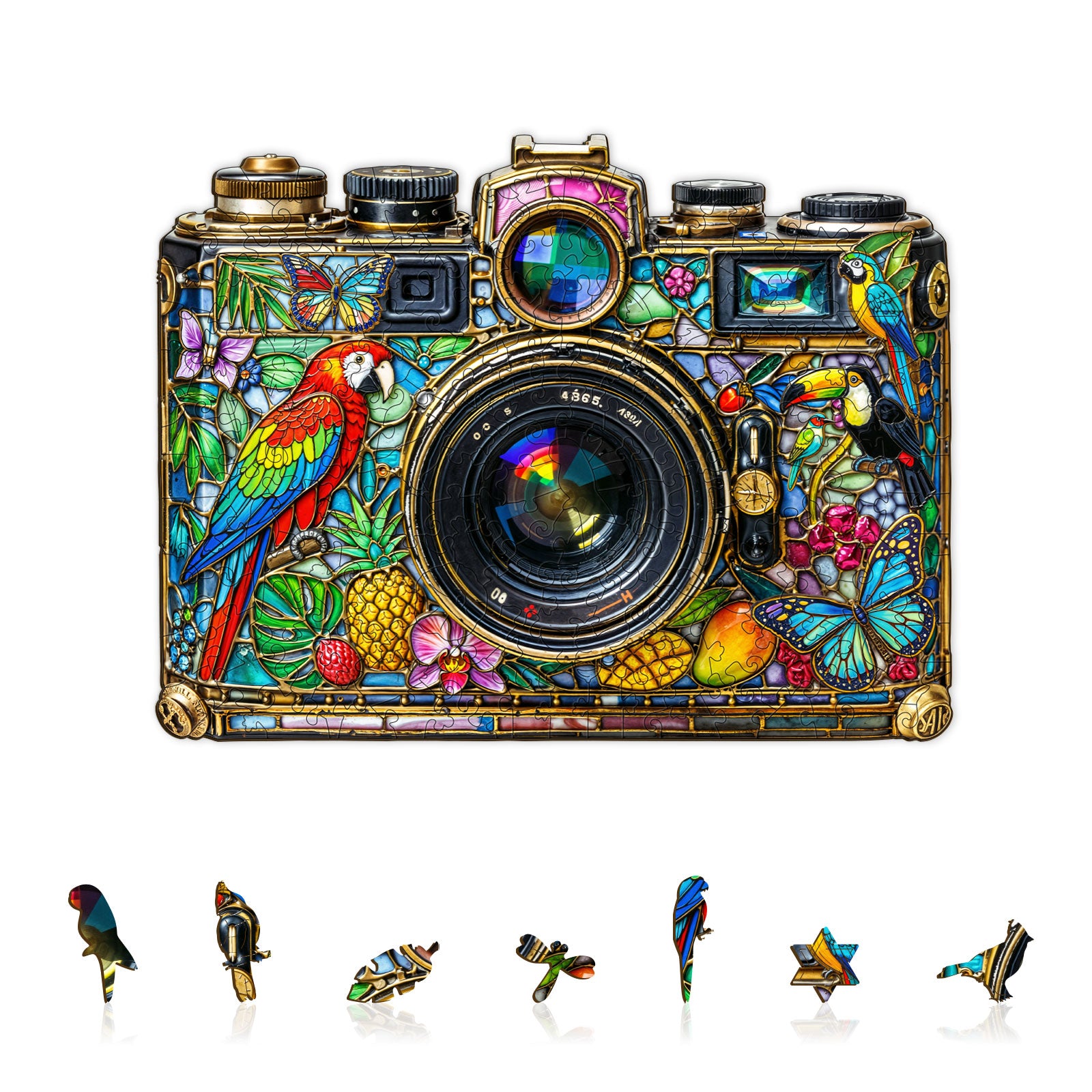 Tropical Lens Unique Wooden Puzzles