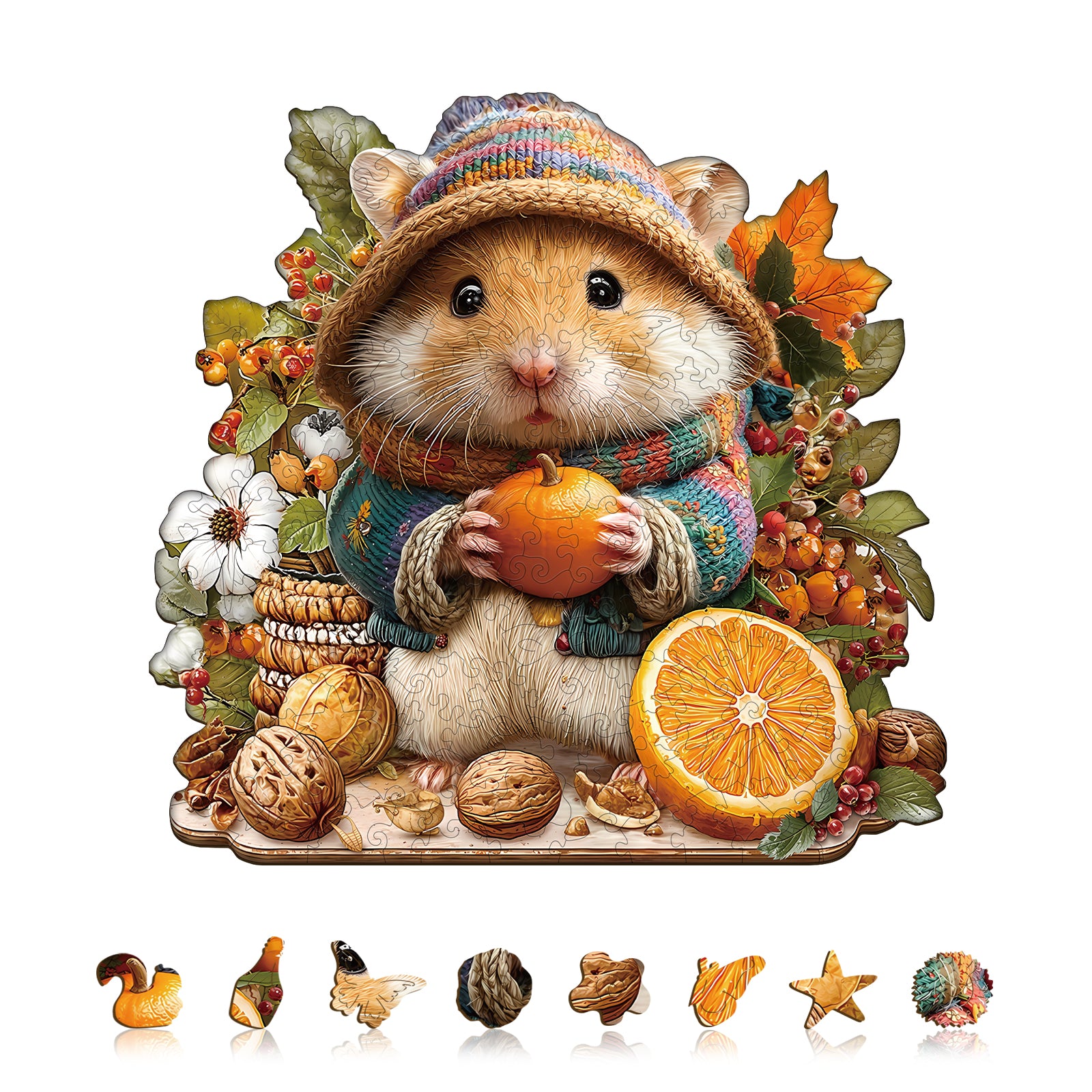 Cute Hamster Wooden Puzzles for Adults - Aeekdook