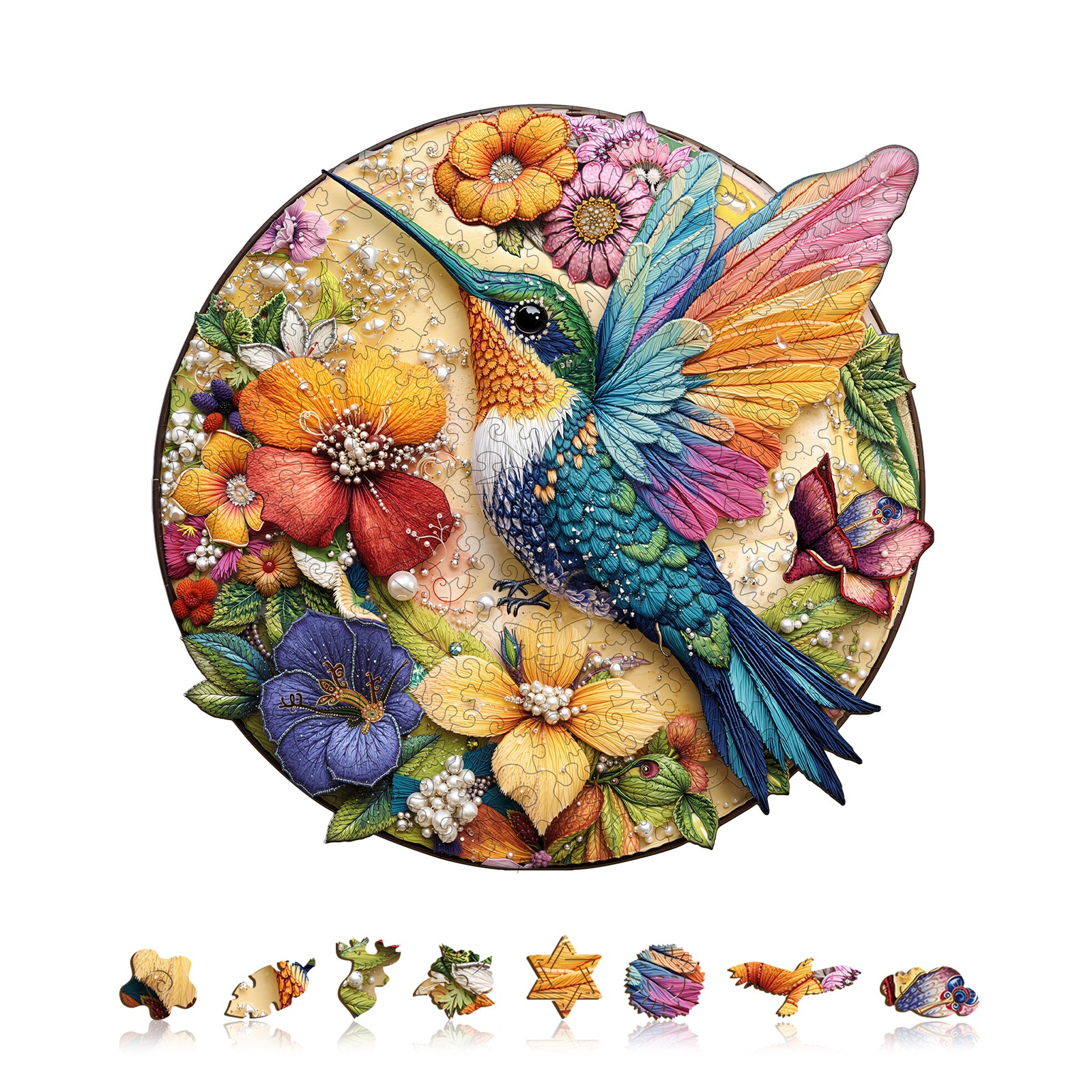 Hummingbird Wood Puzzles for Adults - Aeekdook