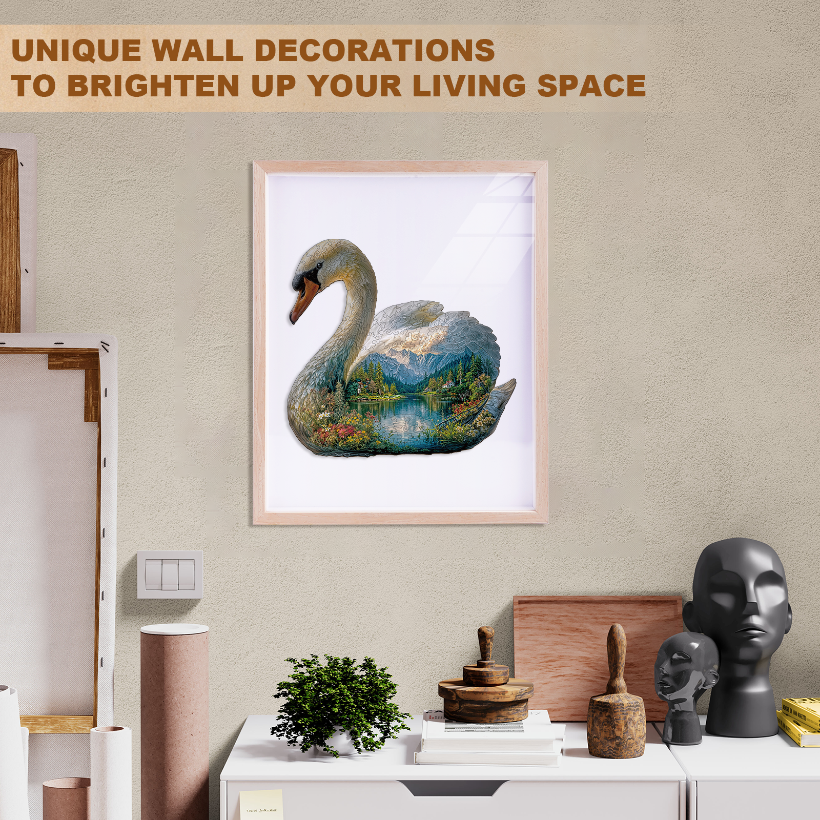 Swan Dream Wooden Jigsaw Puzzles - Aeekdook