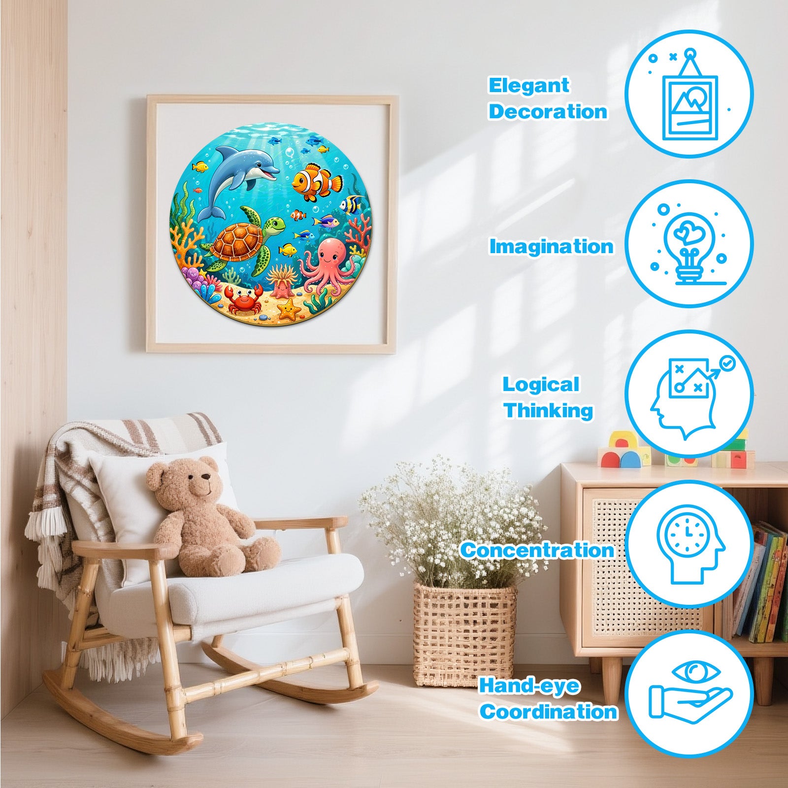 Forests and Oceans Wooden Puzzle for Toddlers