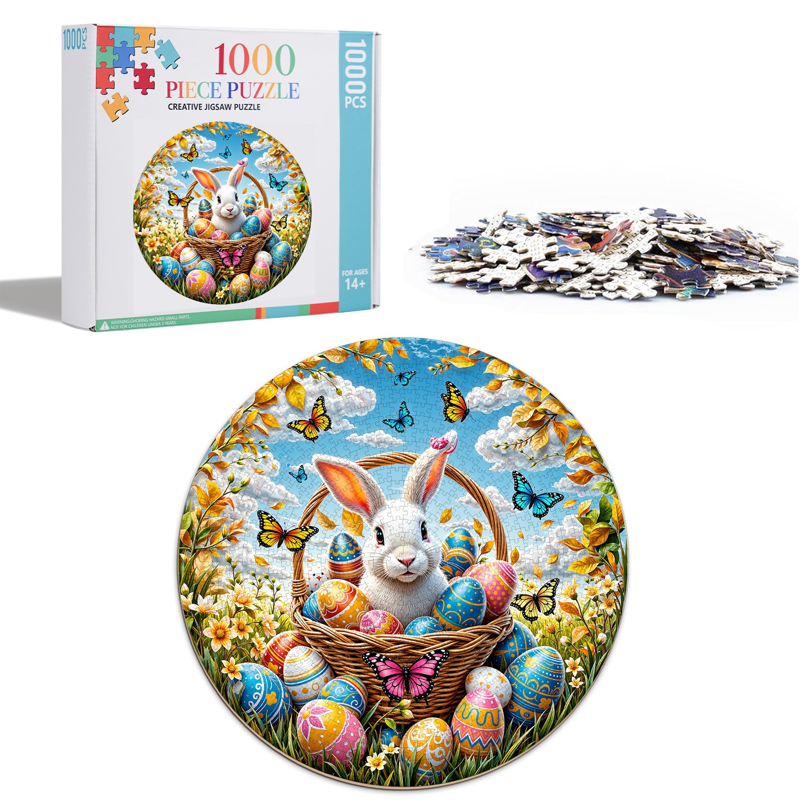 Easter Egg Bunny 1000 Piece Jigsaw Puzzles