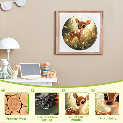 Cute Deer 50 Pieces Kids Puzzle